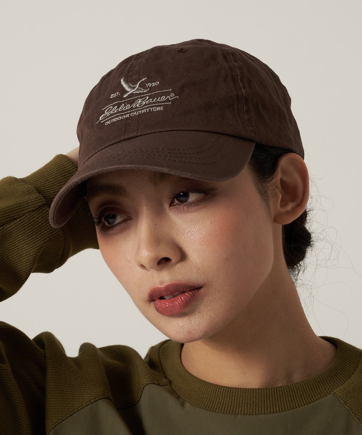 コットンツイル ロゴキャップ/COTTON TWILL LOGO CAP