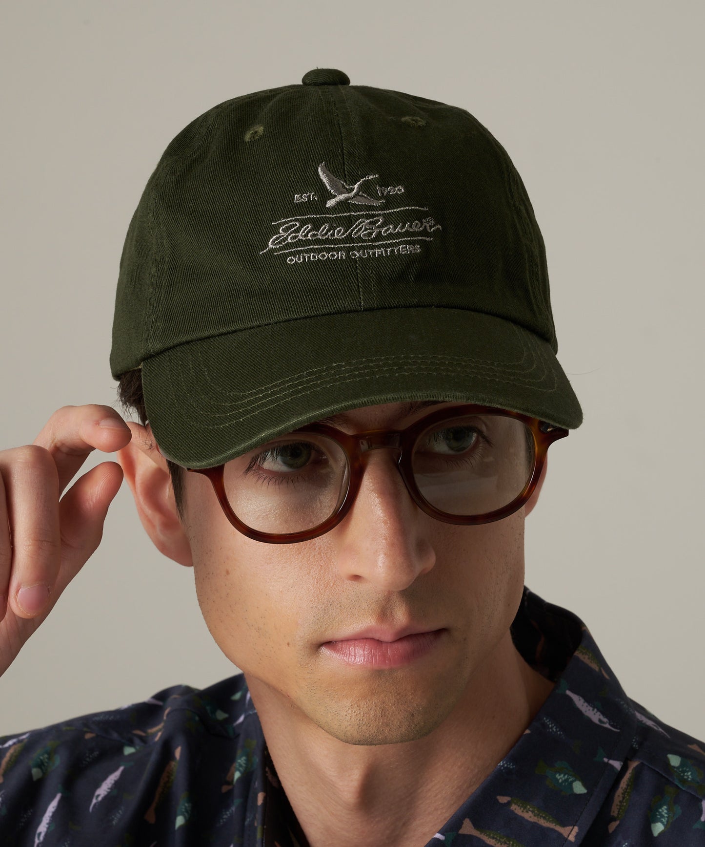 コットンツイル ロゴキャップ/COTTON TWILL LOGO CAP