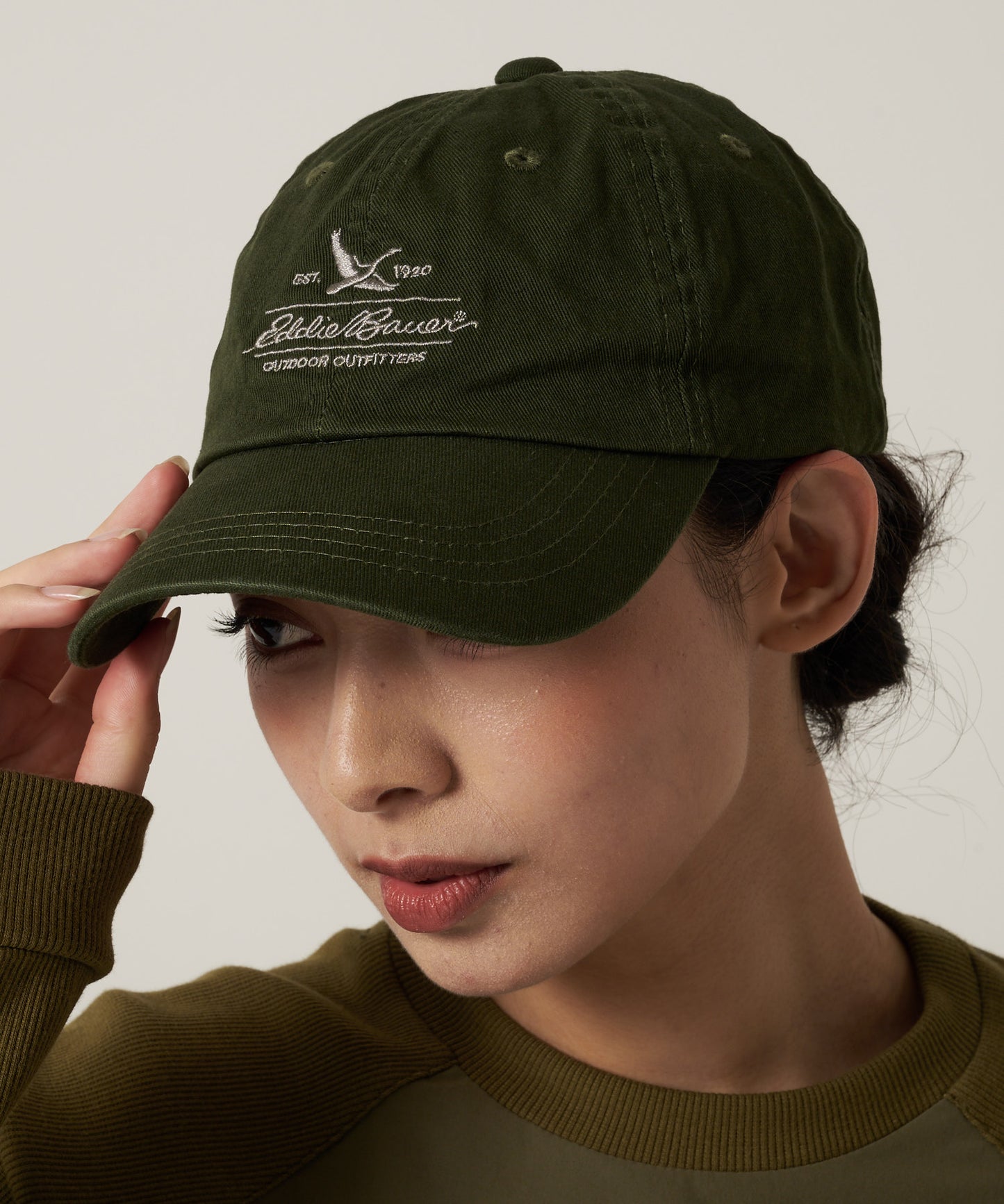コットンツイル ロゴキャップ/COTTON TWILL LOGO CAP