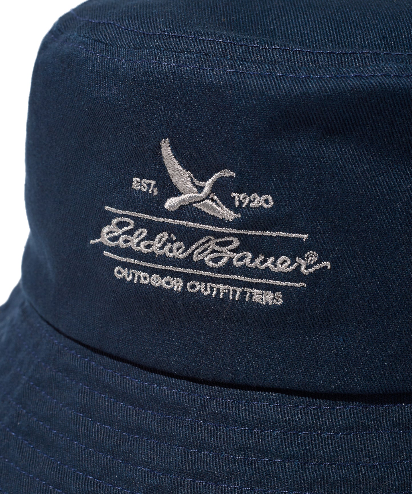 コットンツイル ロゴバケットハット/COTTON TWILL LOGO BUCKET HAT