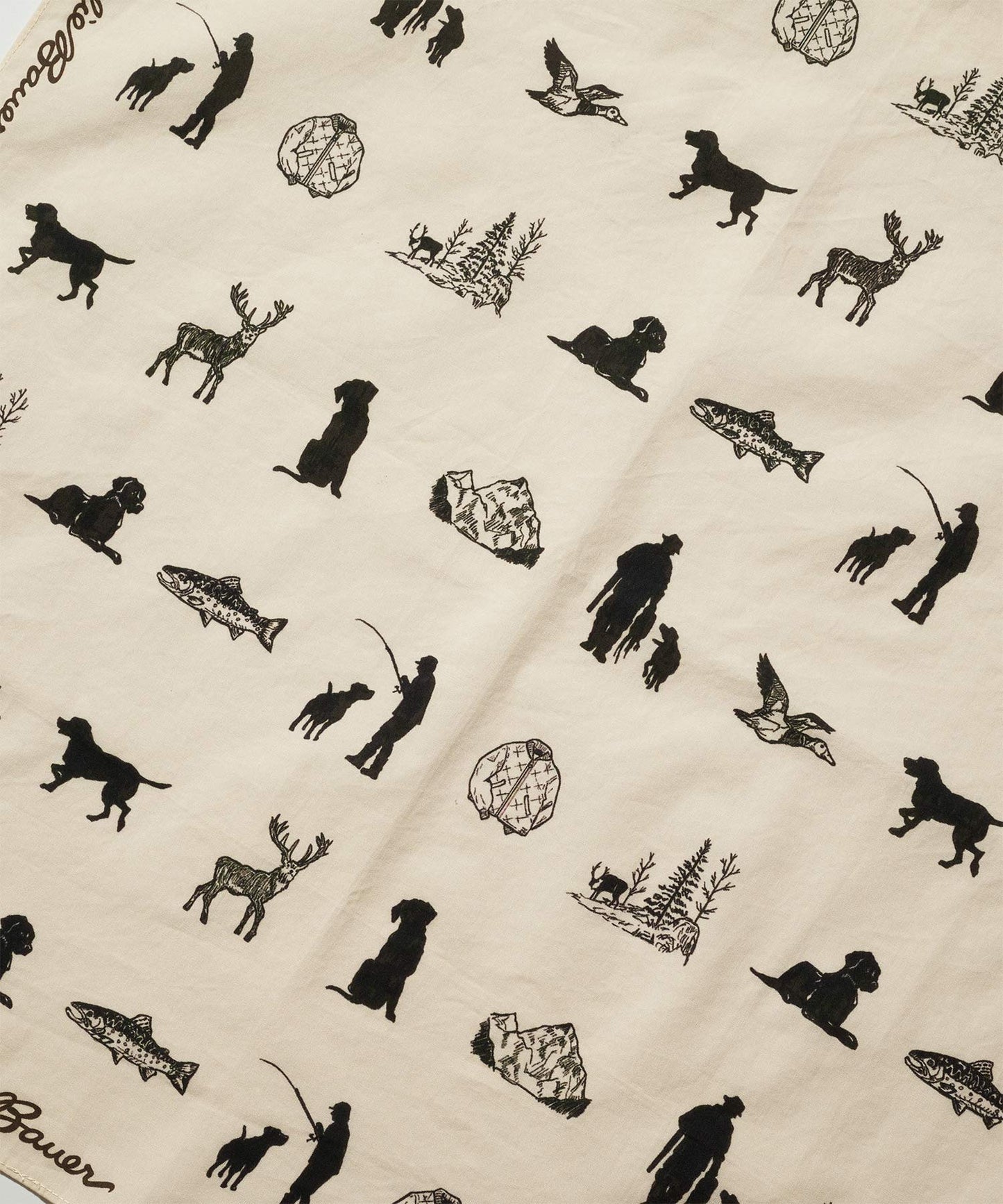 【2BUY対象】ラブラドール モチーフ バンダナ/LABRADOR MOTIF BANDANA