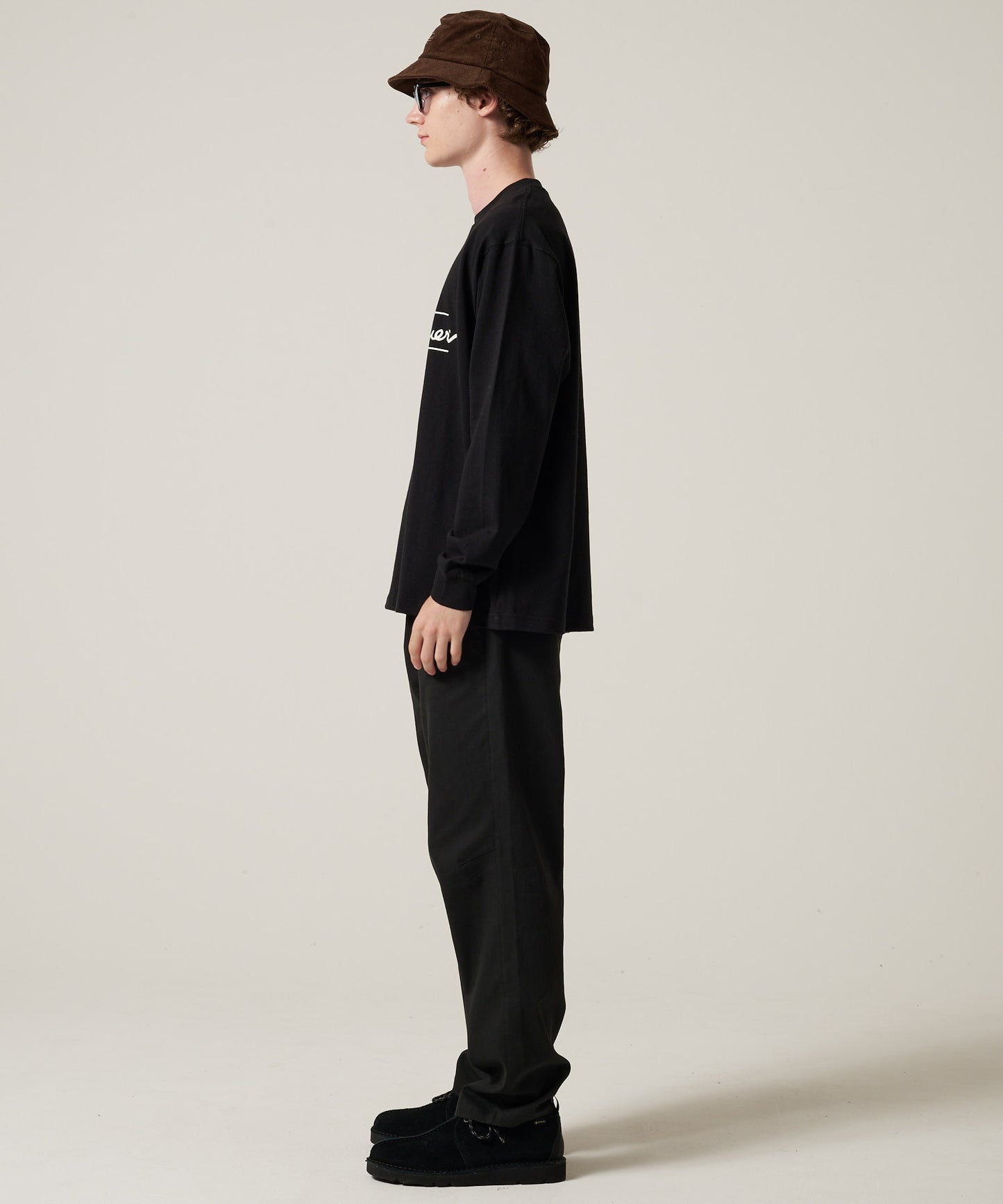 クラシックロゴ プリント長袖Tシャツ/CLASSIC LOGO PRINT LS TEE