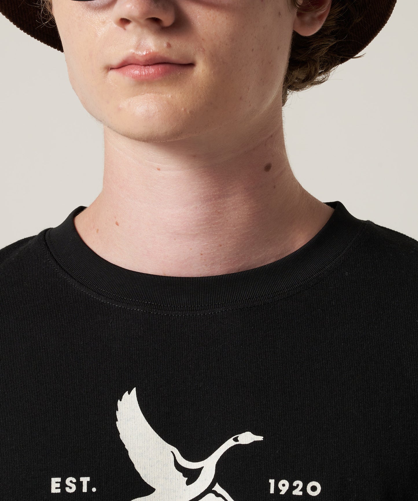 クラシックロゴ プリント長袖Tシャツ/CLASSIC LOGO PRINT LS TEE