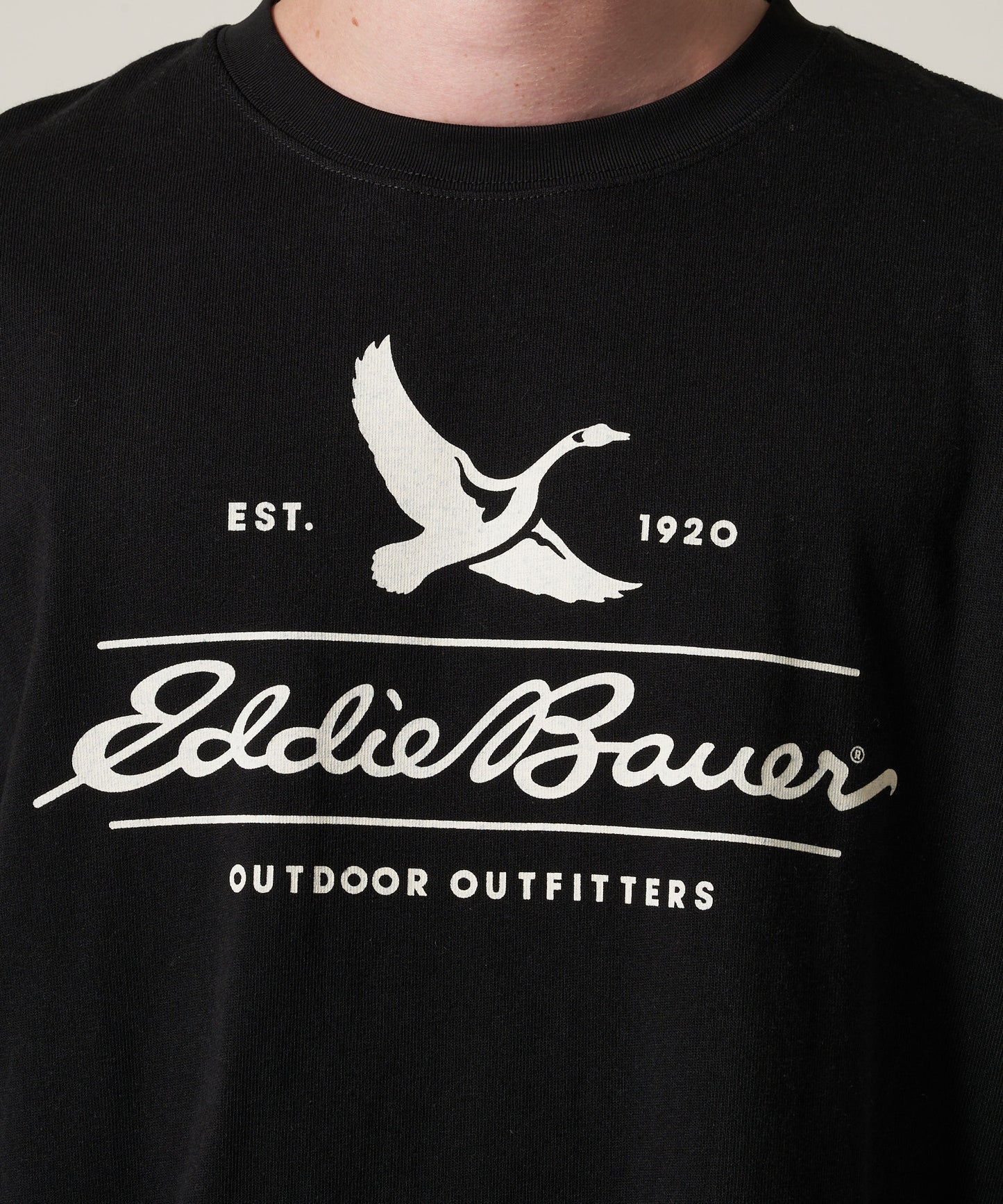 クラシックロゴ プリント長袖Tシャツ/CLASSIC LOGO PRINT LS TEE