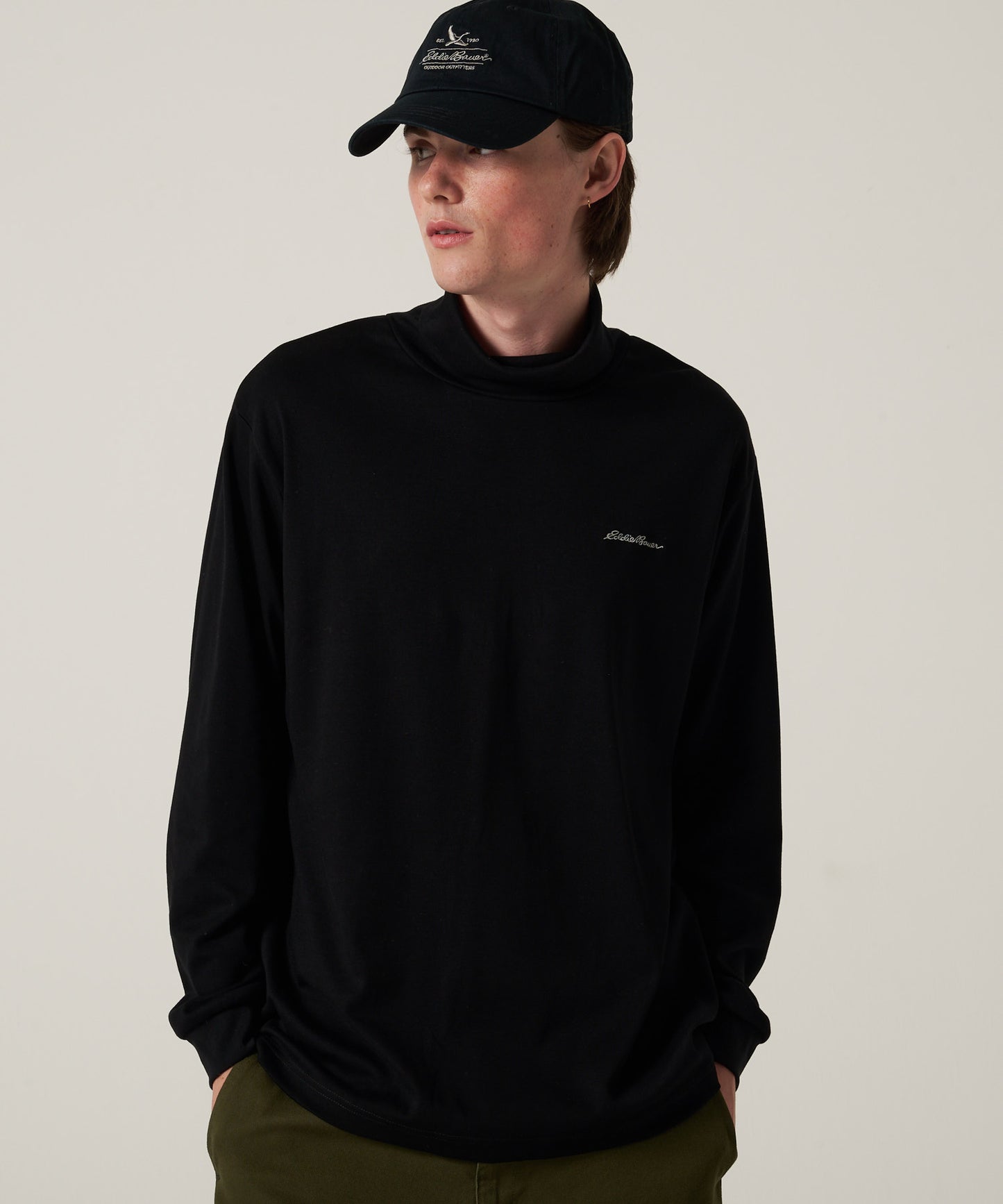 スムース タートル 長袖Tシャツ/SMOOTH TURTLE LS TEE