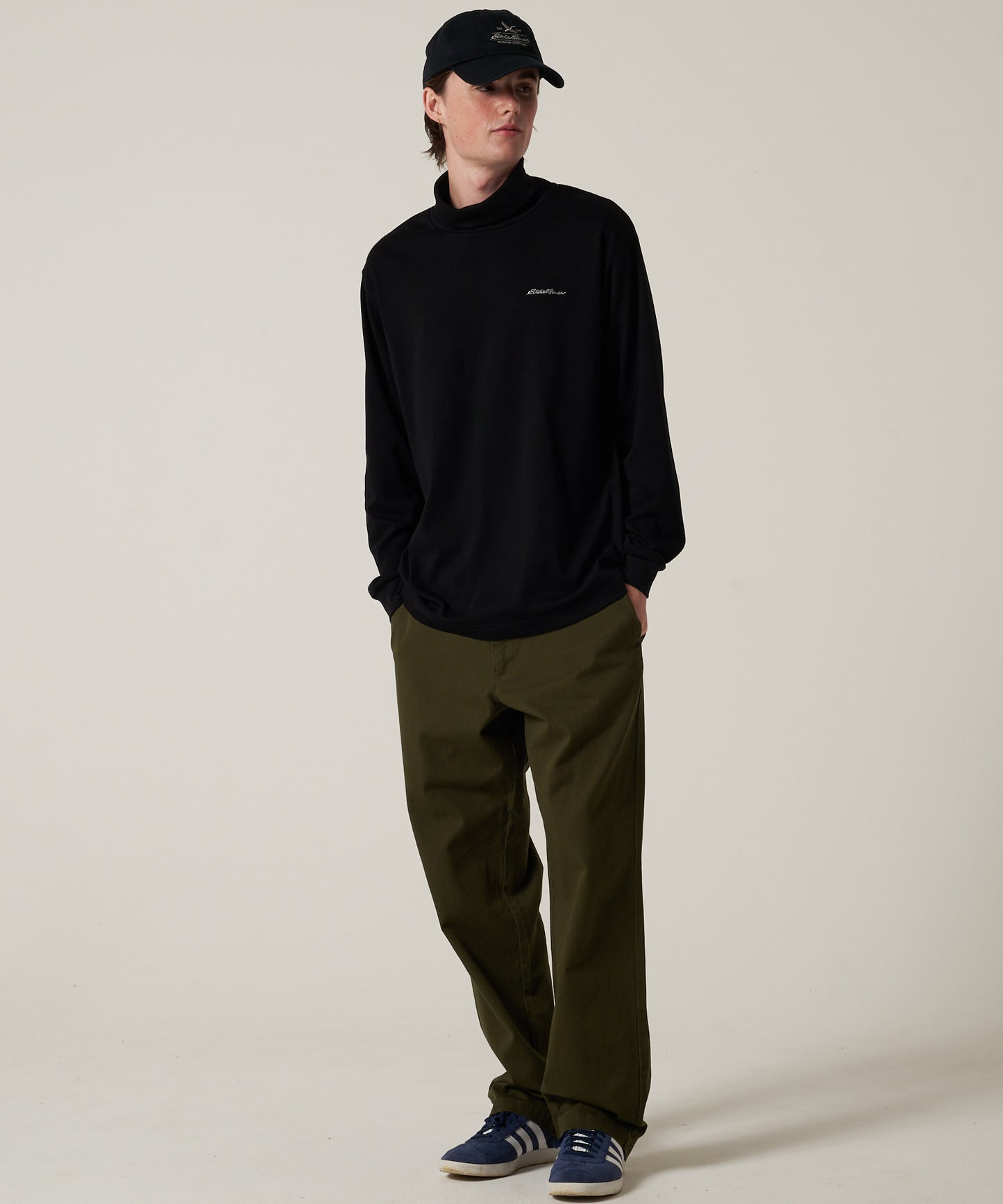 スムース タートル 長袖Tシャツ/SMOOTH TURTLE LS TEE