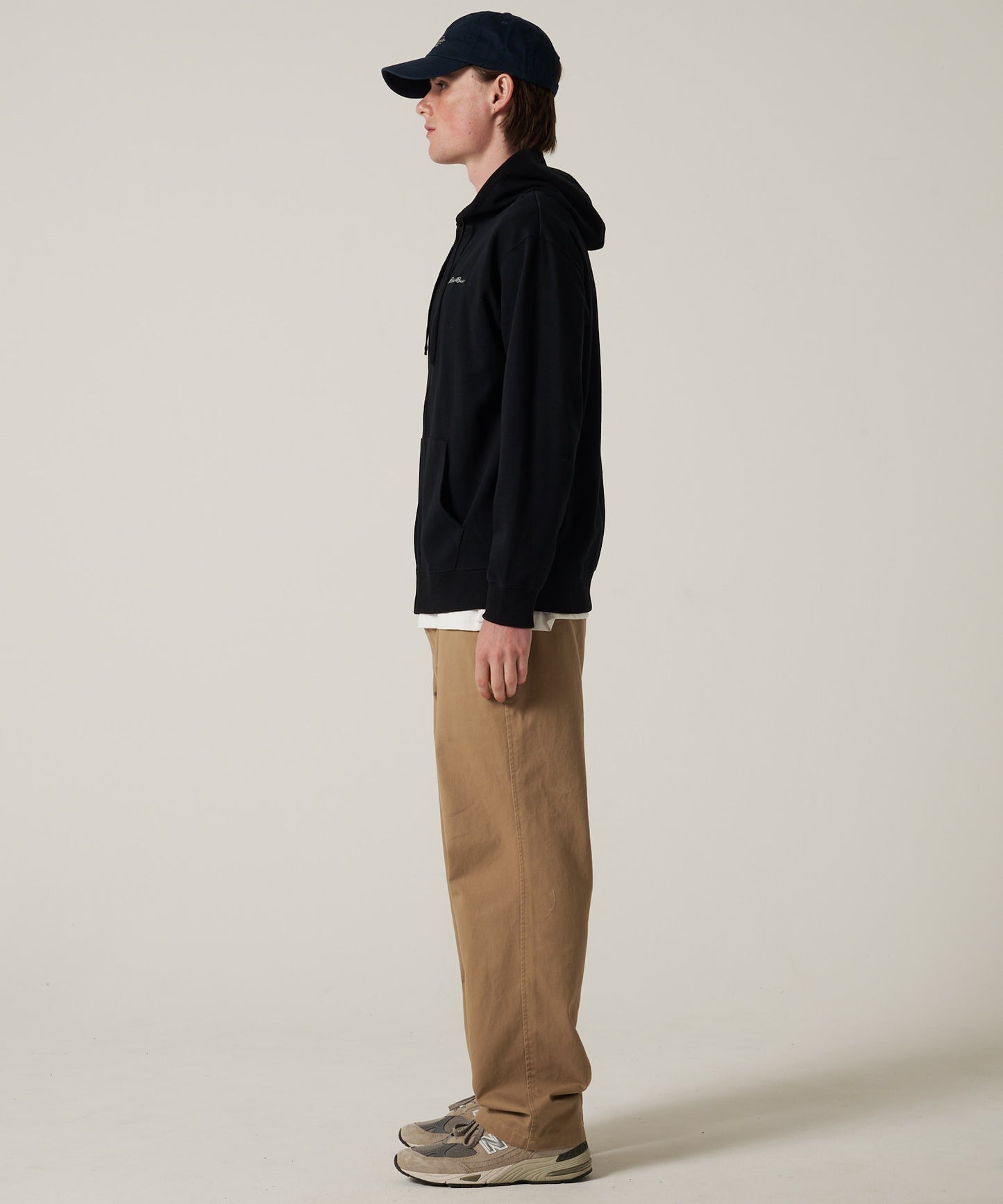 ダブルフェイスカノコ ジップフーディ/W-PIQUE ZIP HOODIE