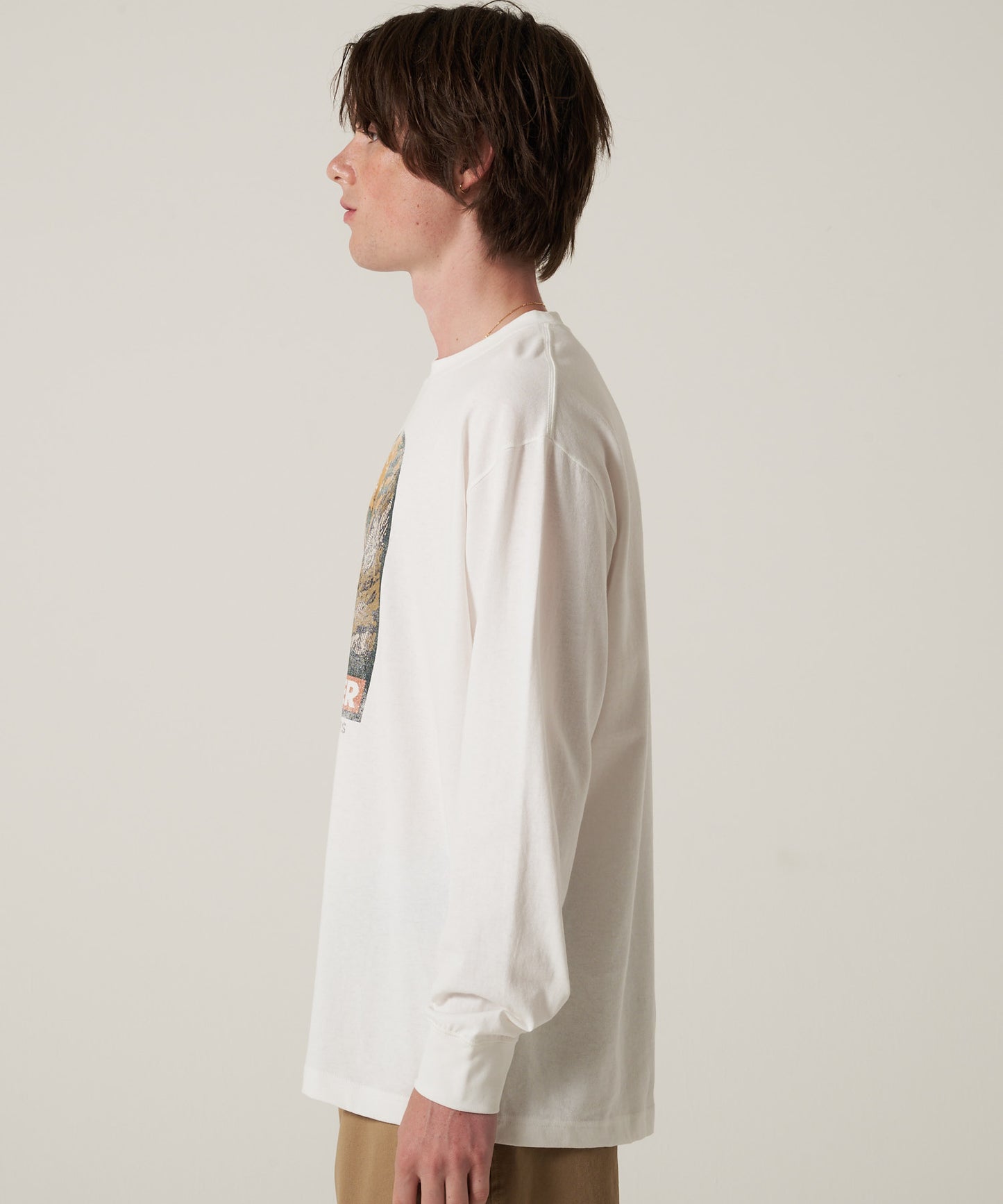 グラフィック 長袖Tシャツ/GRAPHIC LS TEE