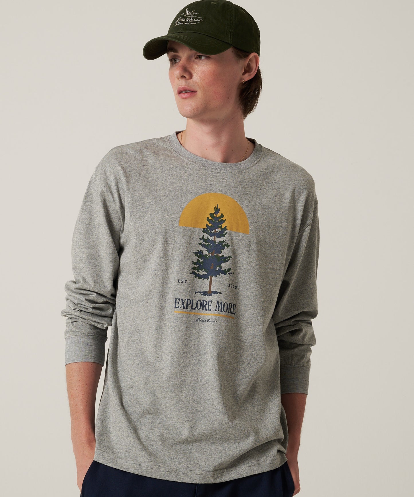 グラフィック 長袖Tシャツ/GRAPHIC LS TEE