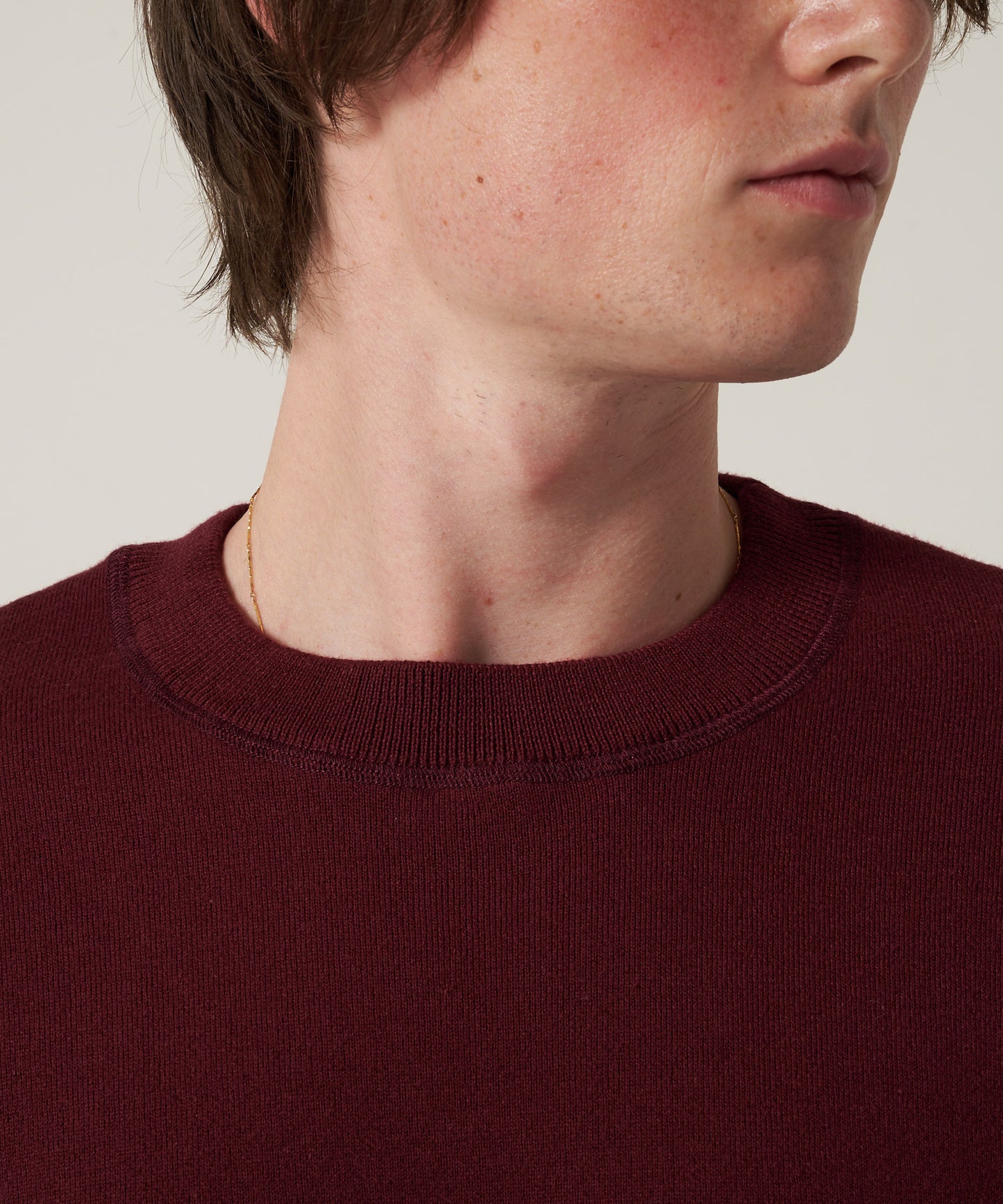 ミラノリブ クルーニット/MILAN RIB CREW KNIT