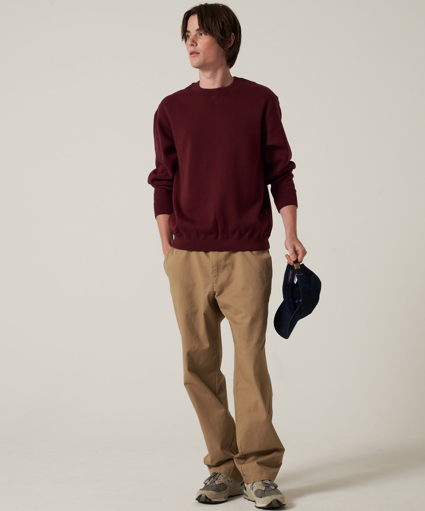 ミラノリブ クルーニット/MILAN RIB CREW KNIT