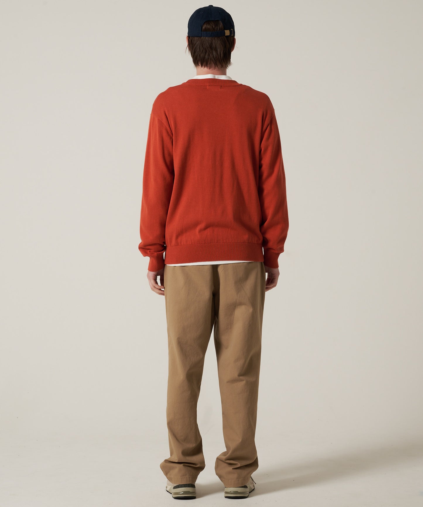 【予約】ファイン ゲージ Vネックカーディガン/FINE GAUGE V-NECK CARDIGAN