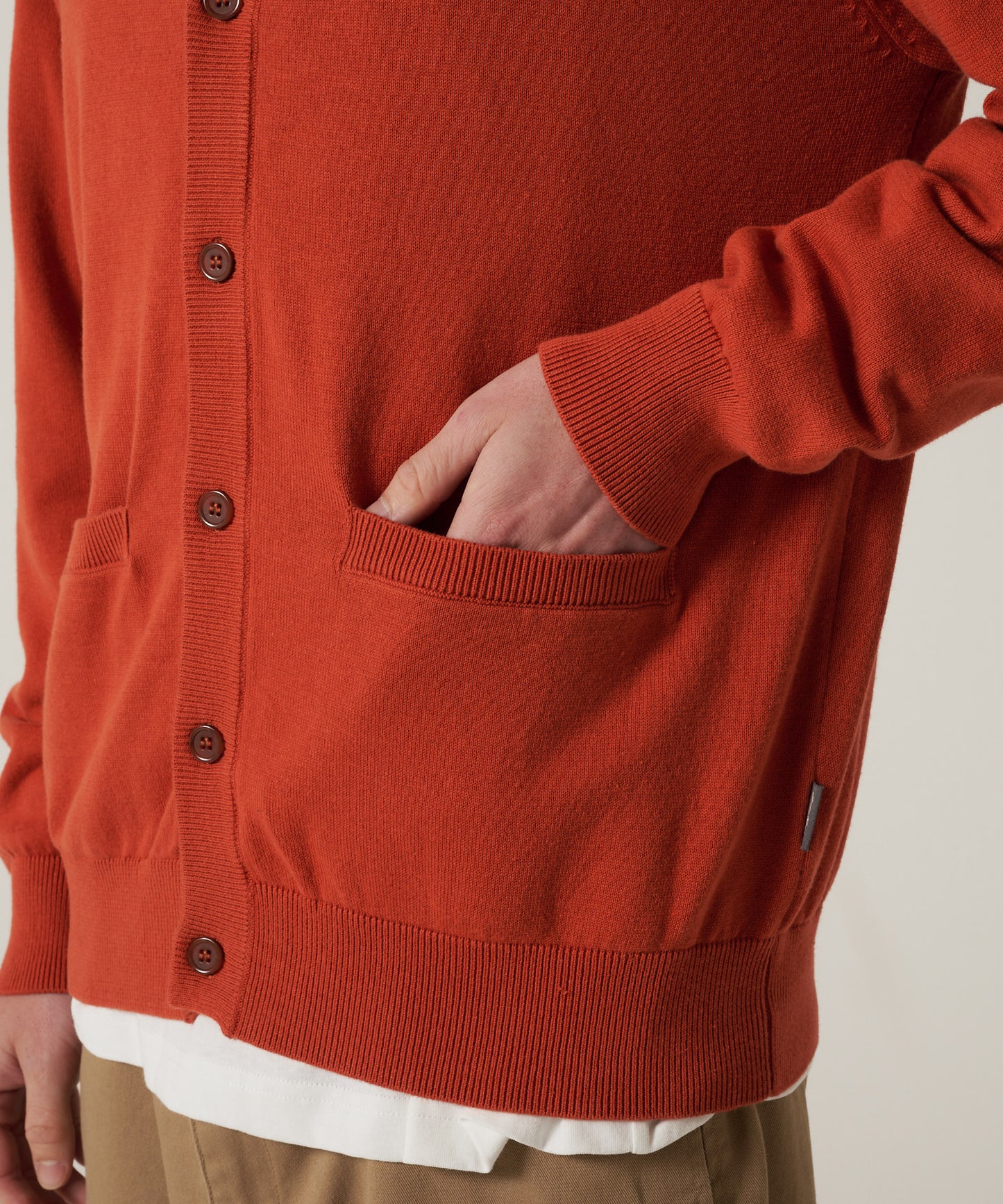 【予約】ファイン ゲージ Vネックカーディガン/FINE GAUGE V-NECK CARDIGAN