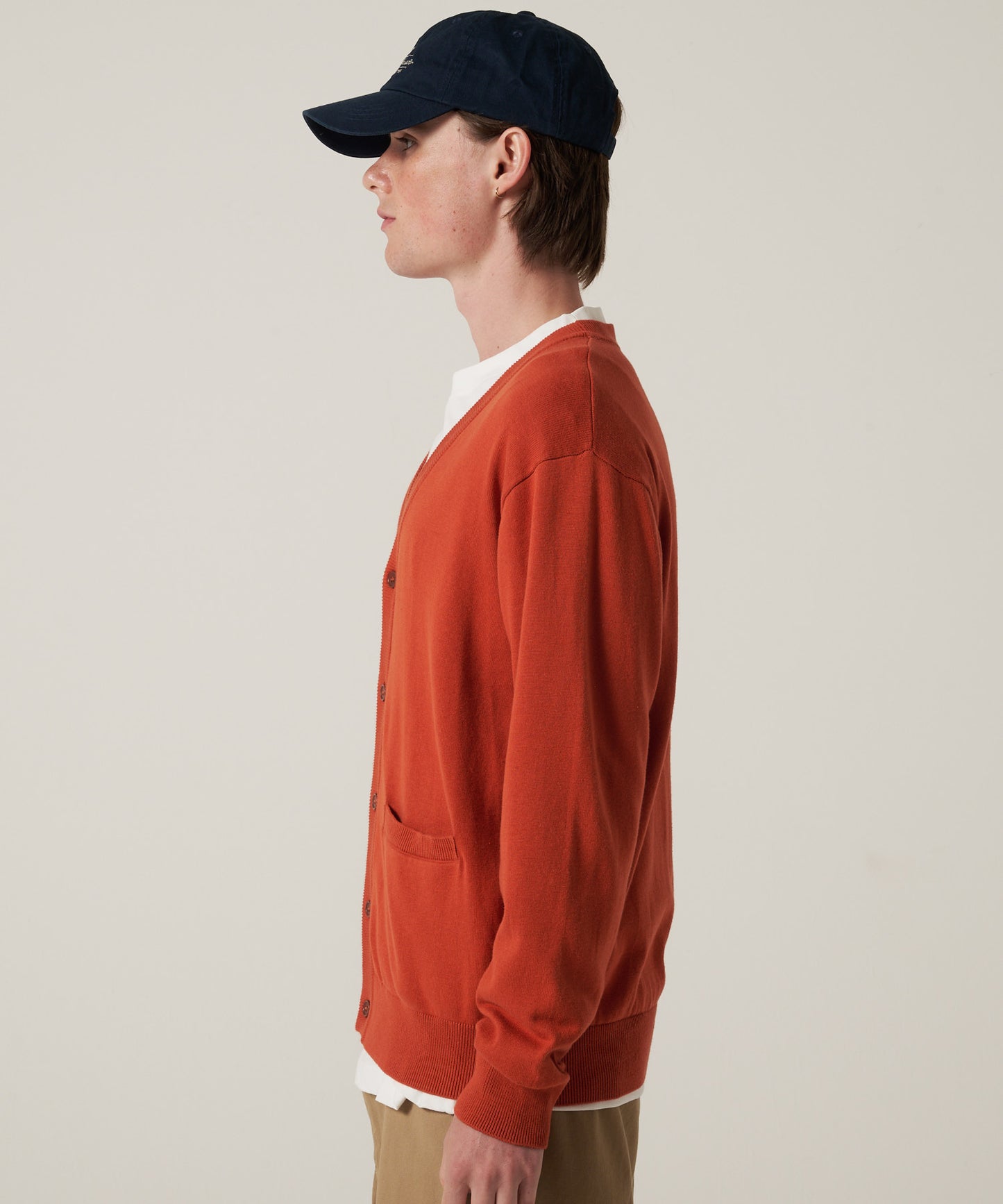【予約】ファイン ゲージ Vネックカーディガン/FINE GAUGE V-NECK CARDIGAN