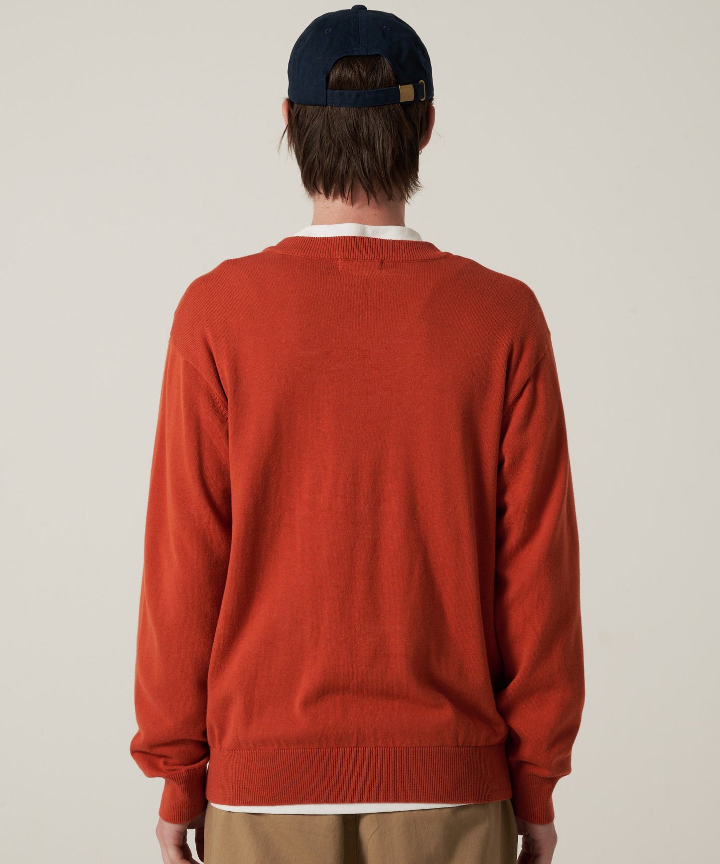 【予約】ファイン ゲージ Vネックカーディガン/FINE GAUGE V-NECK CARDIGAN