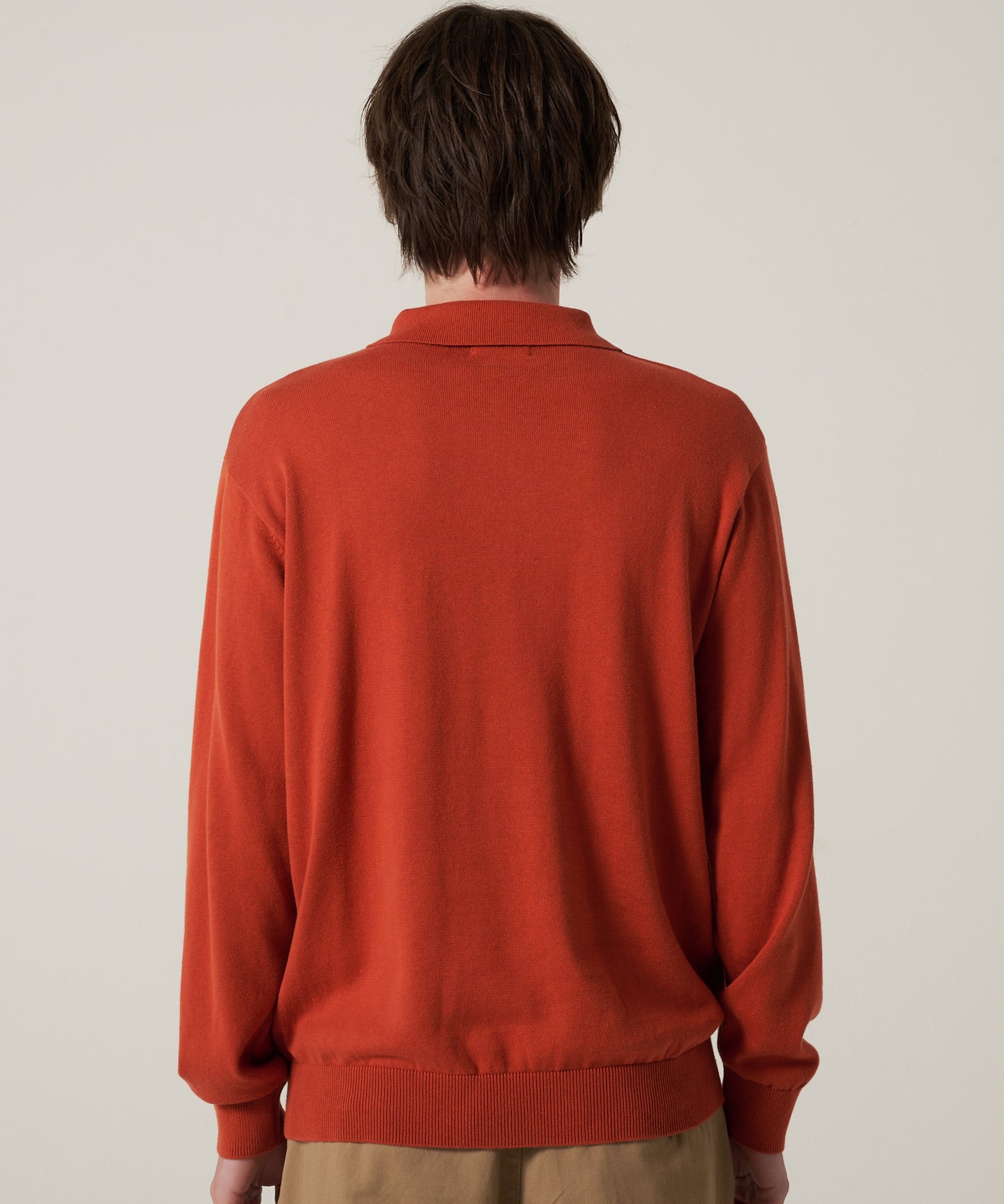 【予約】ファイン ゲージ 長袖ポロシャツ/FINE GAUGE LS POLO