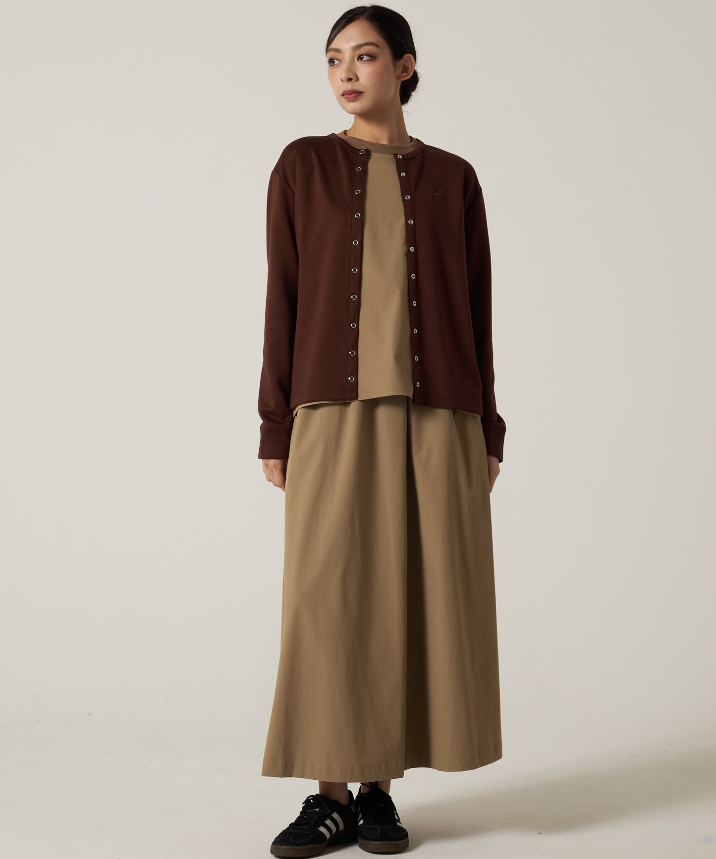 【予約】長袖スナップカーディガン/LS SNAP CARDIGAN