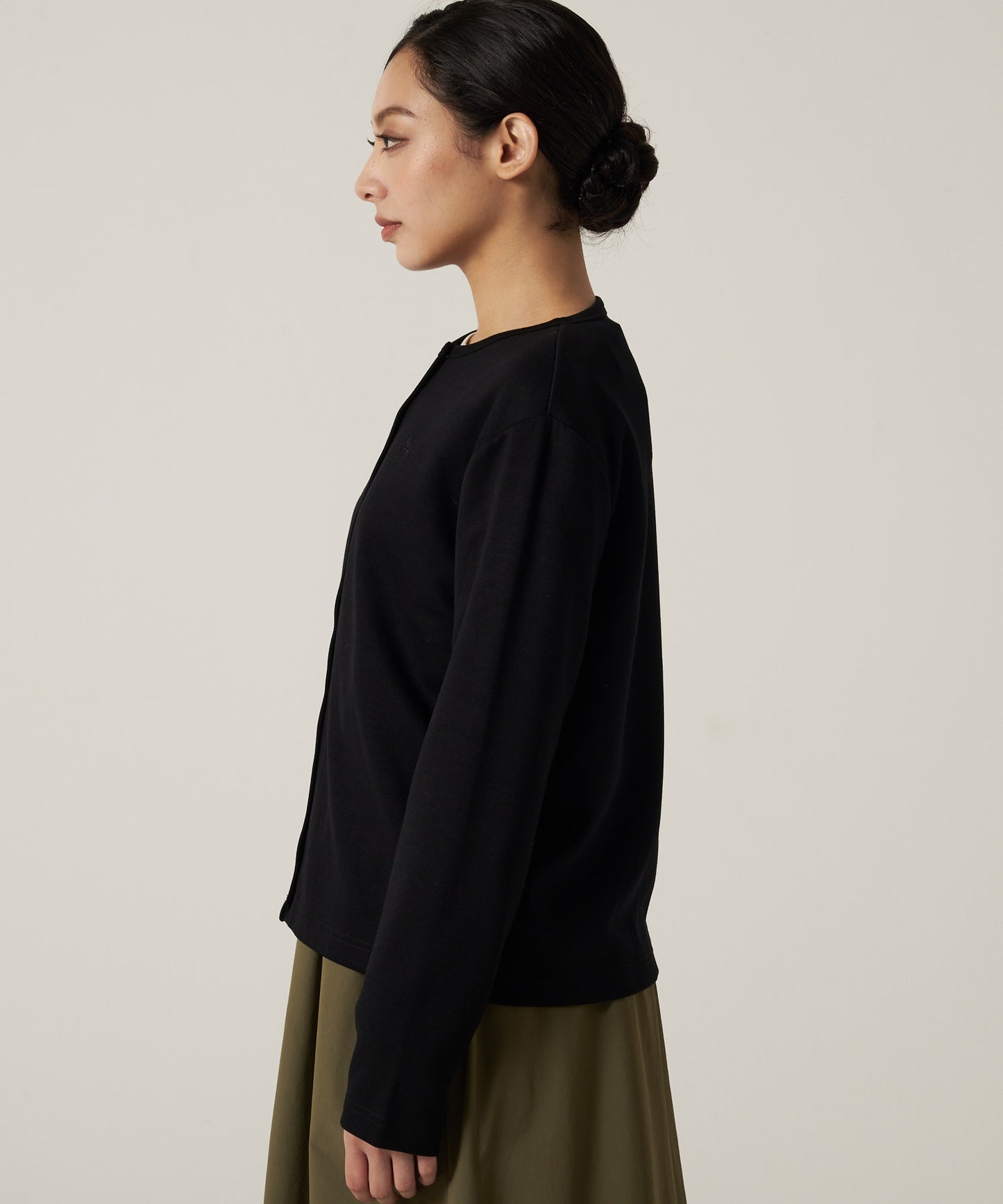 【予約】長袖スナップカーディガン/LS SNAP CARDIGAN