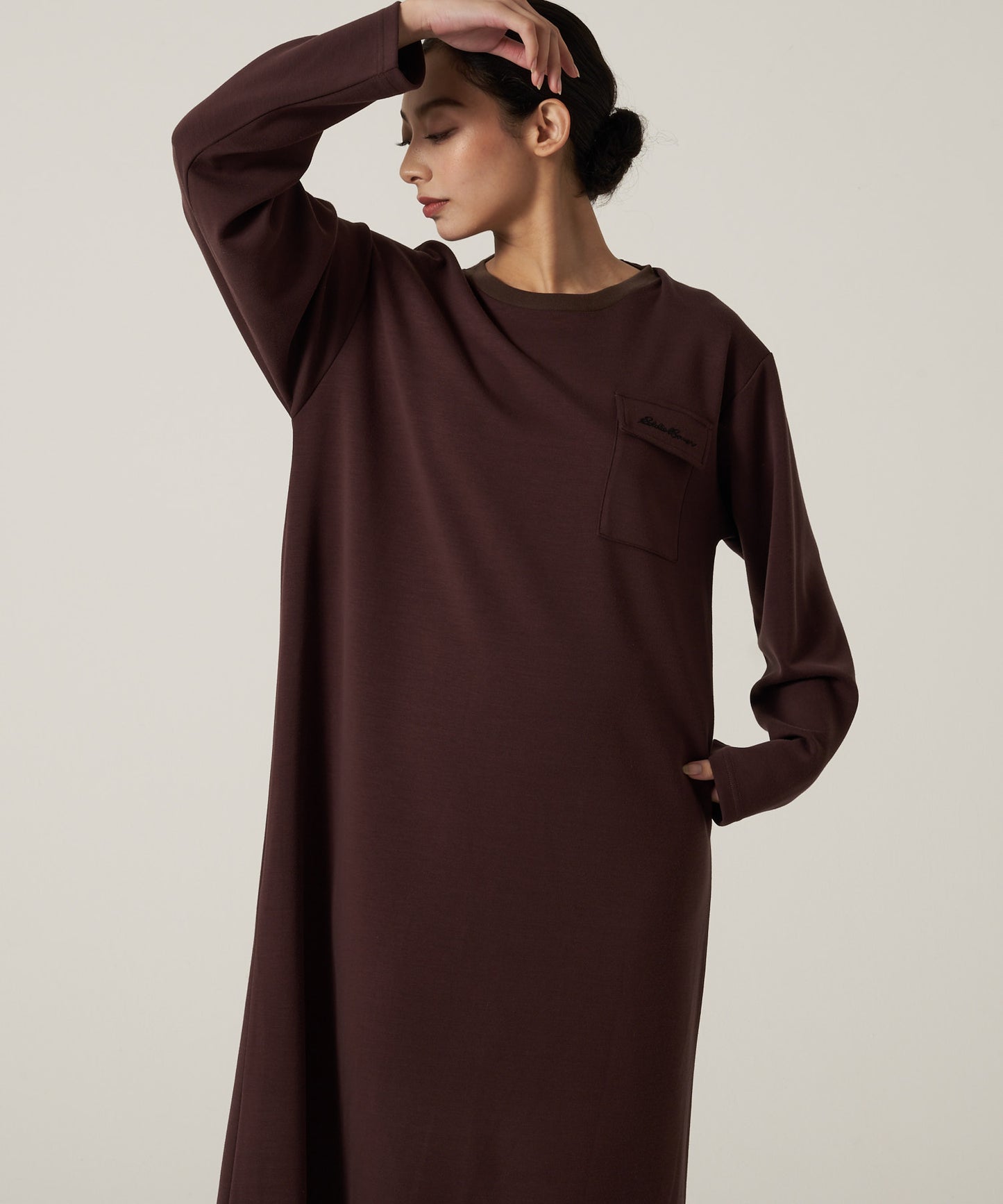 【予約】長袖Tシャツワンピース/LS TEE DRESS