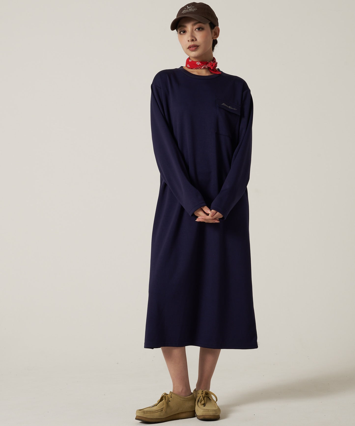 【予約】長袖Tシャツワンピース/LS TEE DRESS