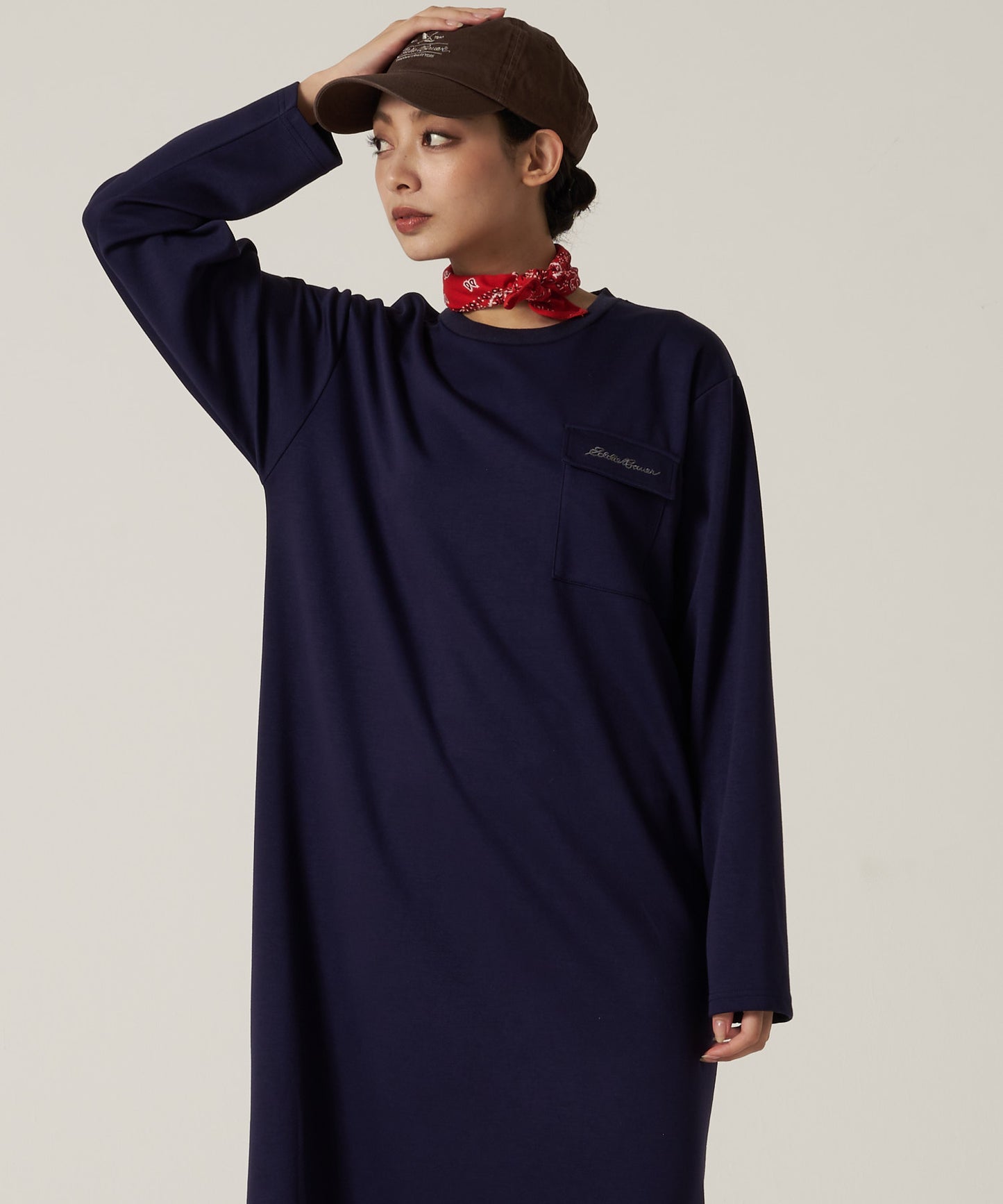 【予約】長袖Tシャツワンピース/LS TEE DRESS