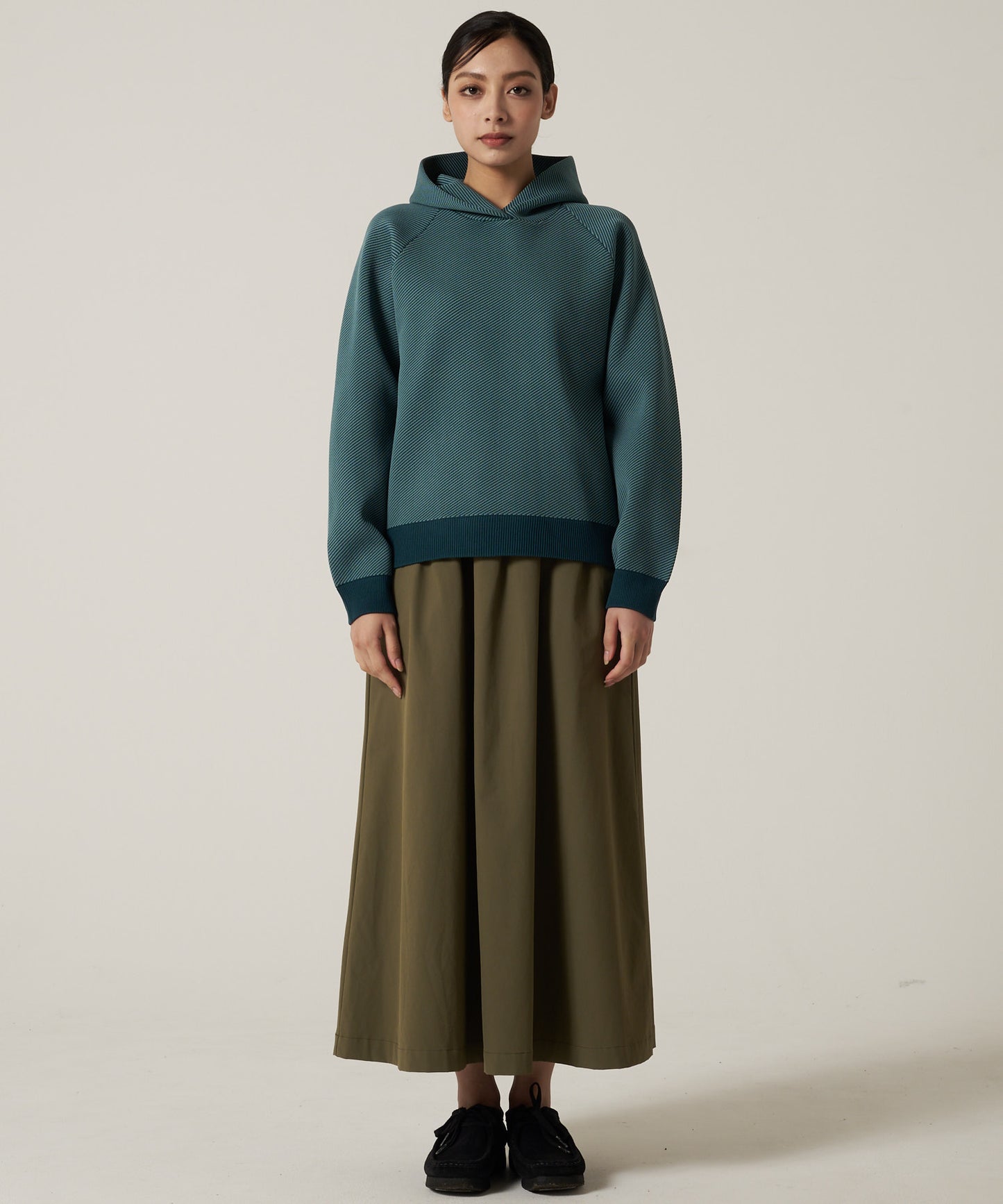 【予約】ジャガードニット フーディ/JACQUARD-KNIT HOODIE