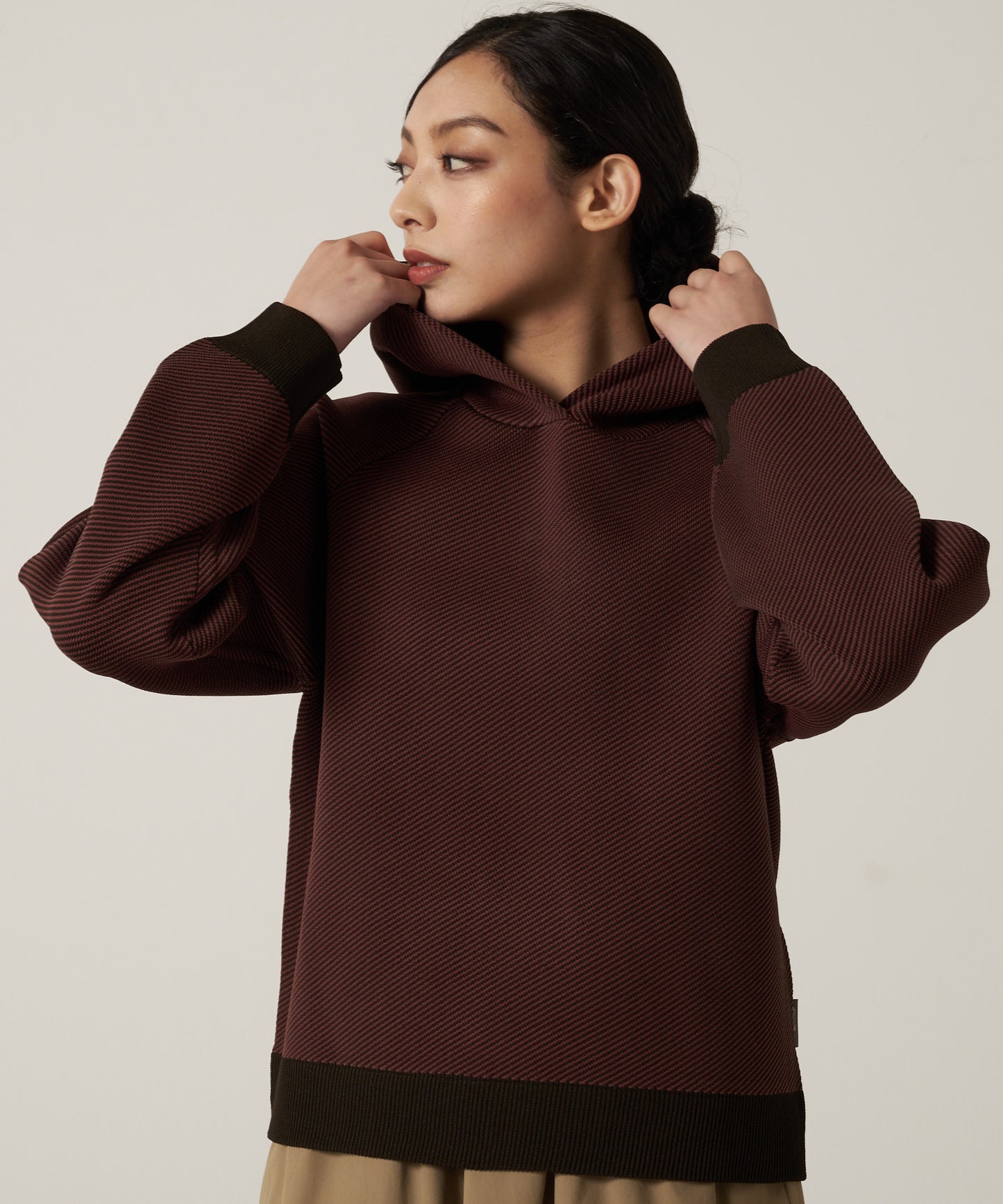 【予約】ジャガードニット フーディ/JACQUARD-KNIT HOODIE