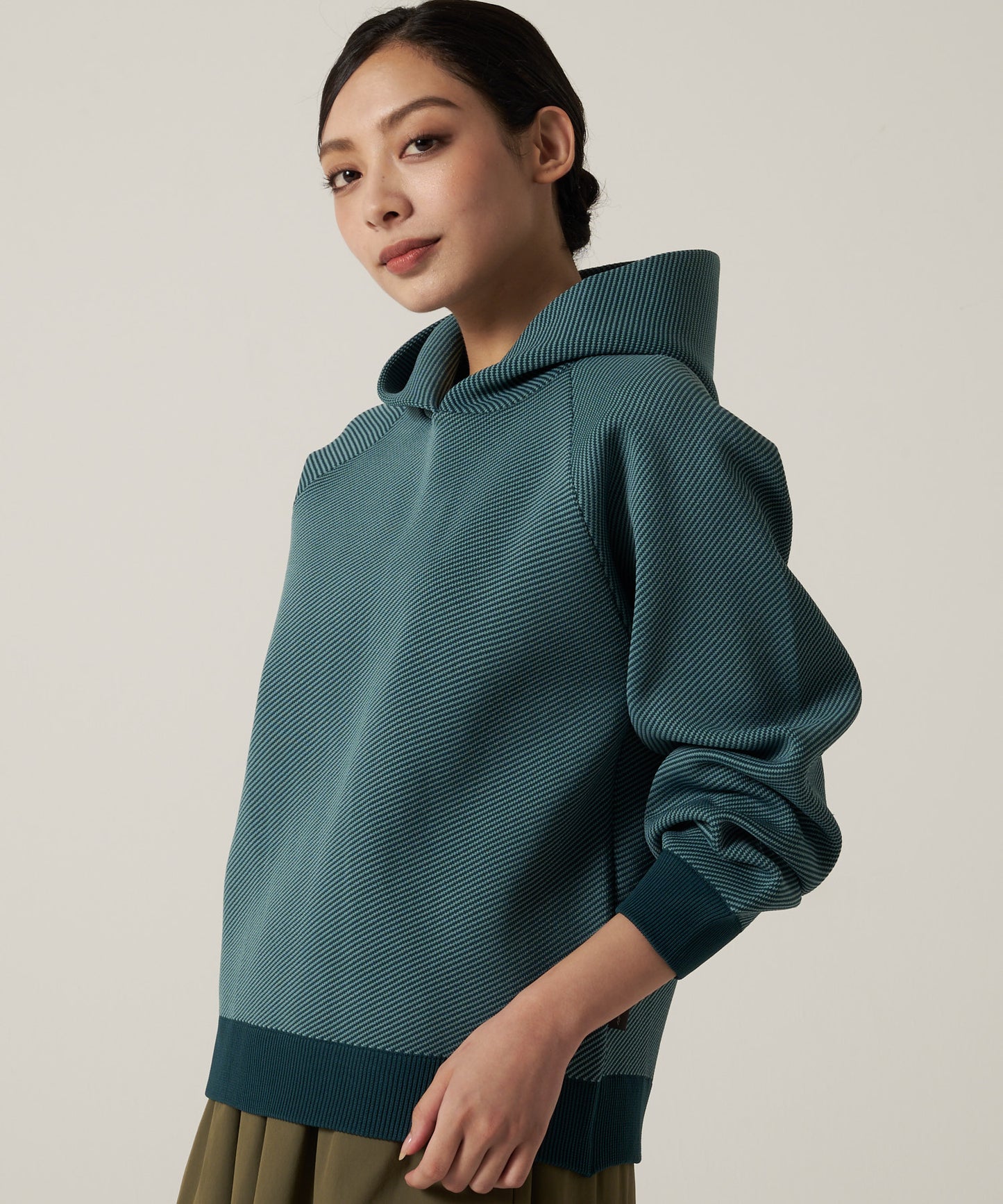 【予約】ジャガードニット フーディ/JACQUARD-KNIT HOODIE