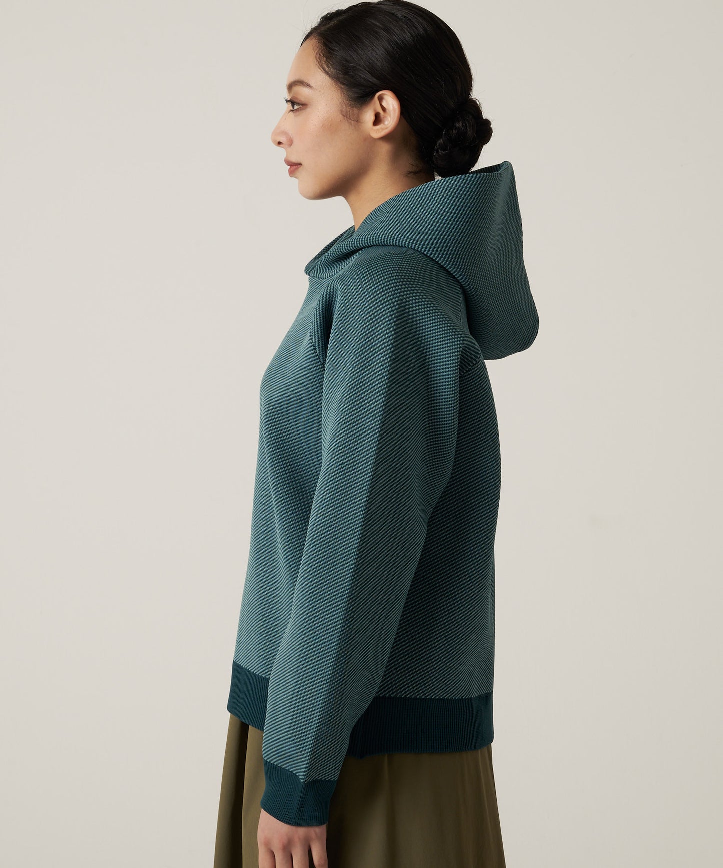 【予約】ジャガードニット フーディ/JACQUARD-KNIT HOODIE