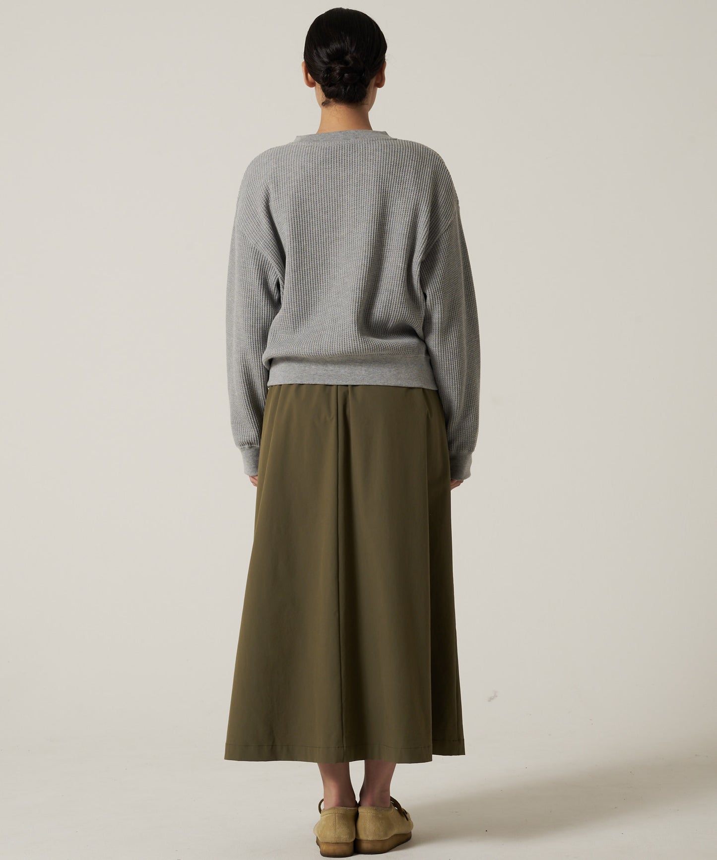 【予約】リラックスワッフル 長袖カーディガン/LS RELAXED WAFFLE CARDIGAN