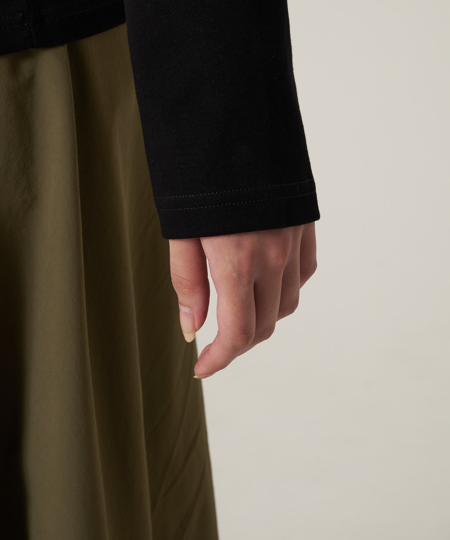 【予約】スムース タートル 長袖モックネック/SMOOTH TURTLE LS MOCK NECK