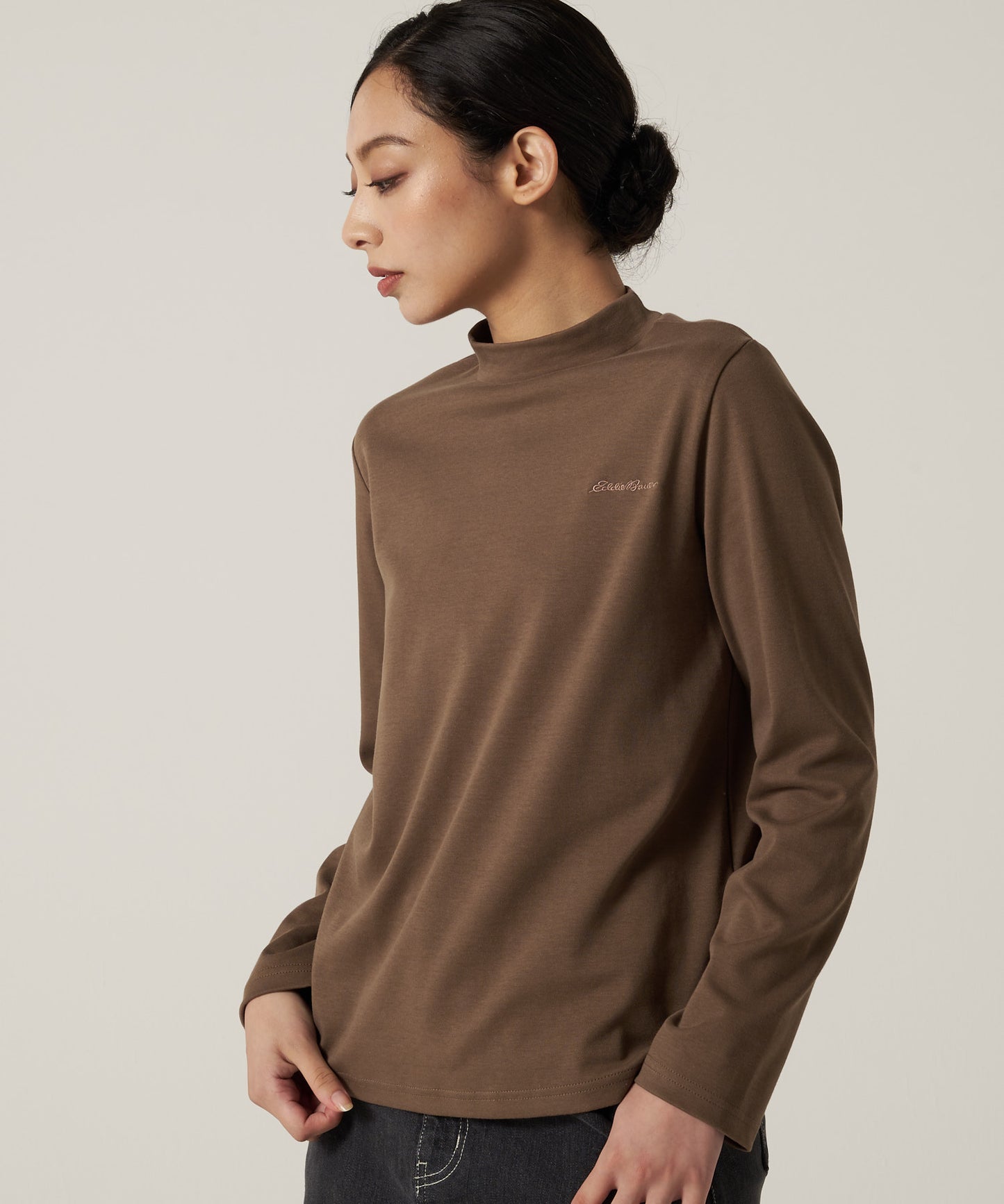 【予約】スムース タートル 長袖モックネック/SMOOTH TURTLE LS MOCK NECK