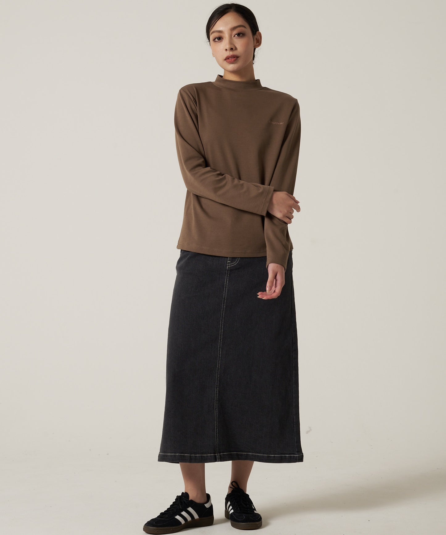 【予約】スムース タートル 長袖モックネック/SMOOTH TURTLE LS MOCK NECK