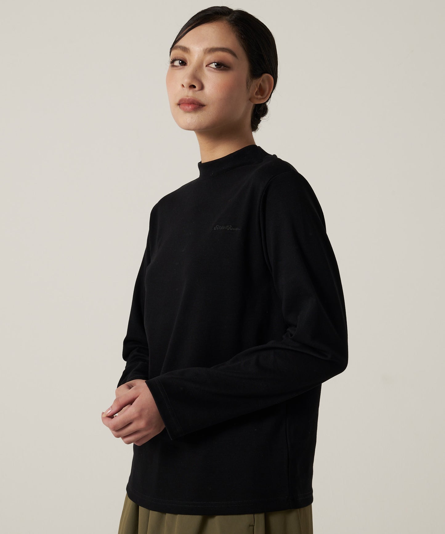 【予約】スムース タートル 長袖モックネック/SMOOTH TURTLE LS MOCK NECK