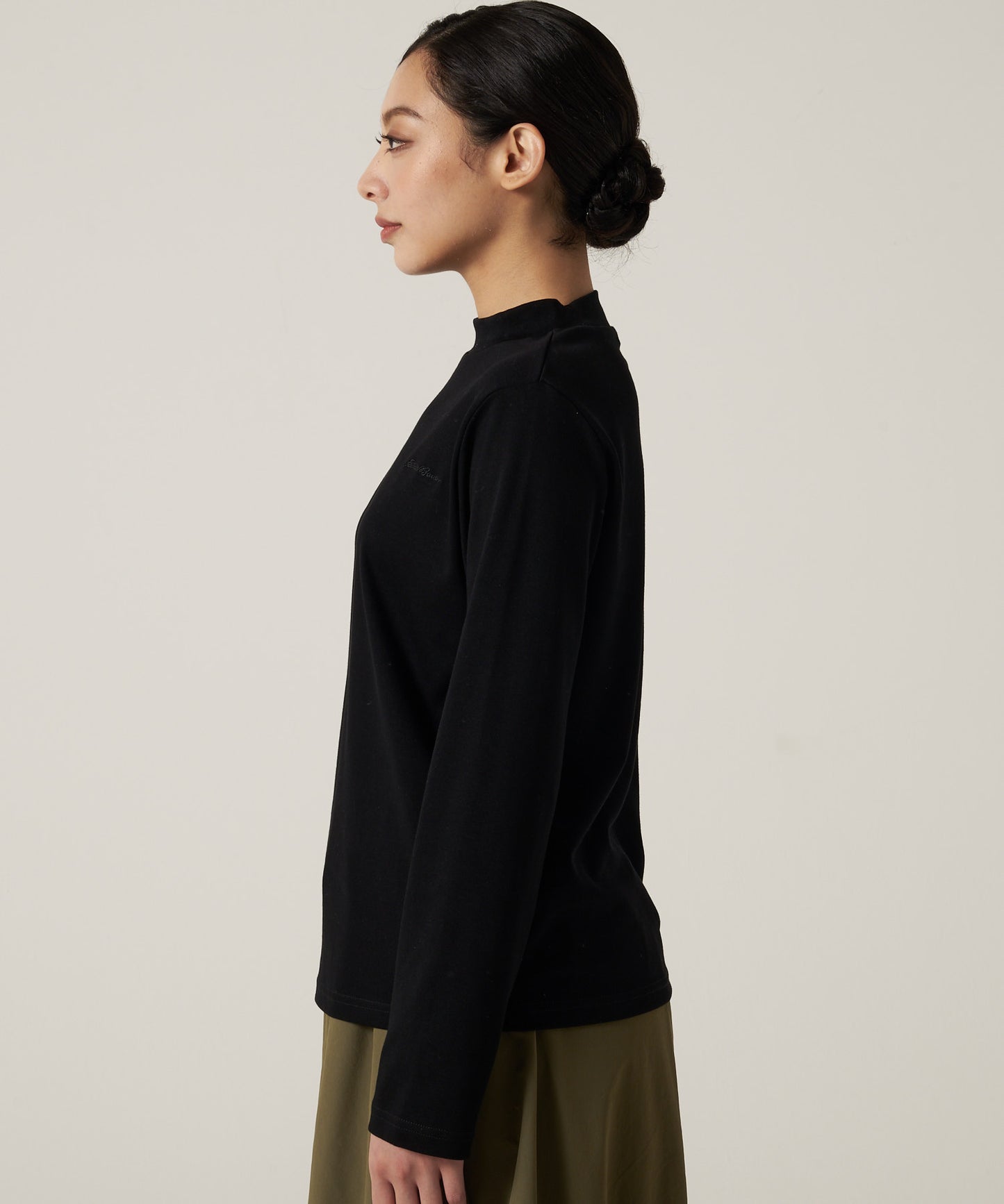 【予約】スムース タートル 長袖モックネック/SMOOTH TURTLE LS MOCK NECK