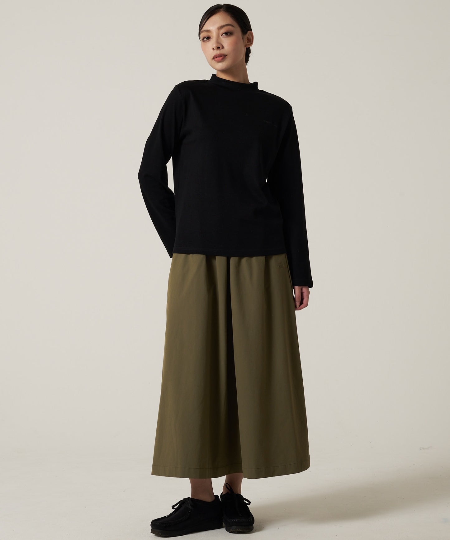 【予約】スムース タートル 長袖モックネック/SMOOTH TURTLE LS MOCK NECK