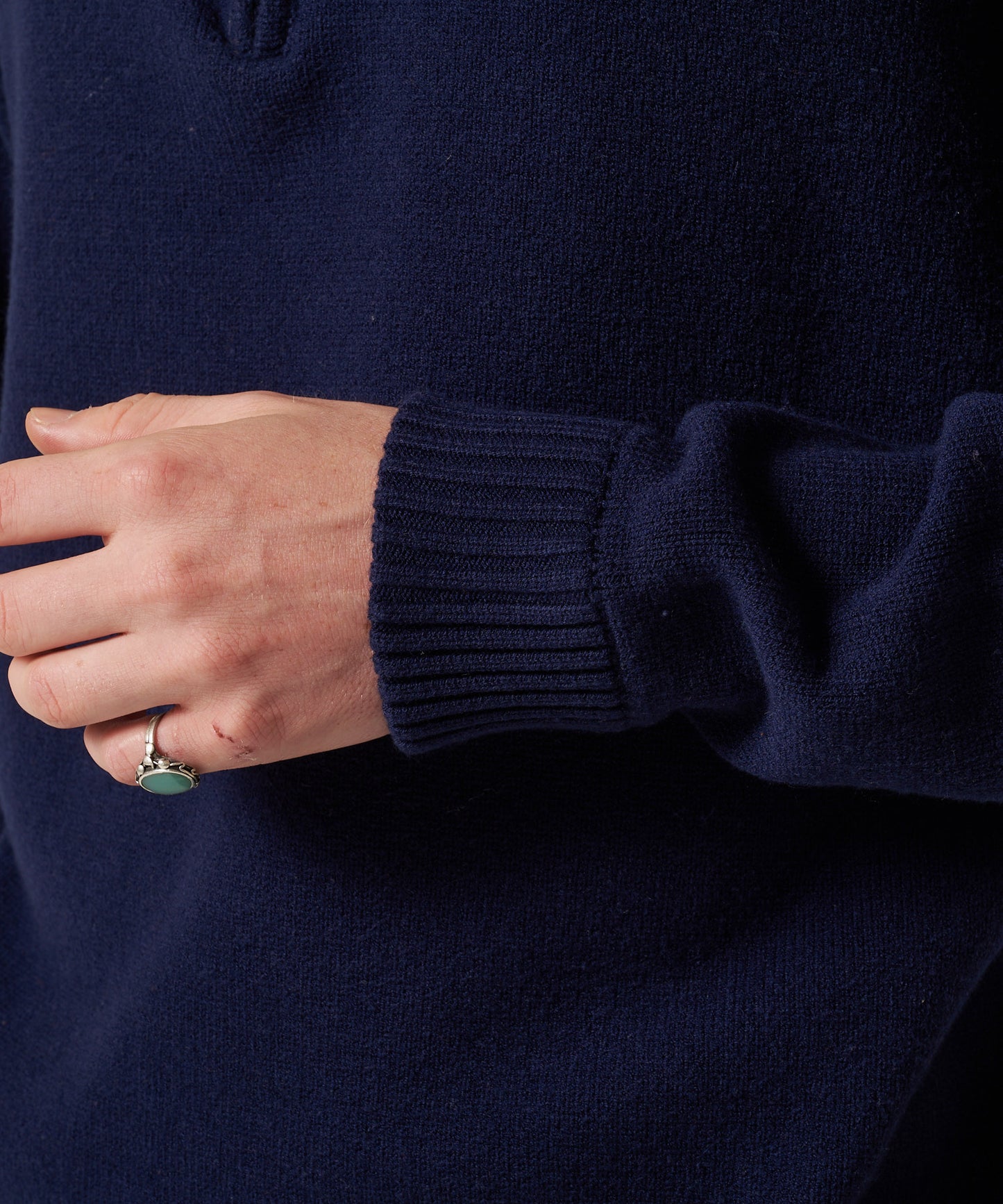 クォータージップ モックセーター/QUARTER ZIP MOCK SWEATER