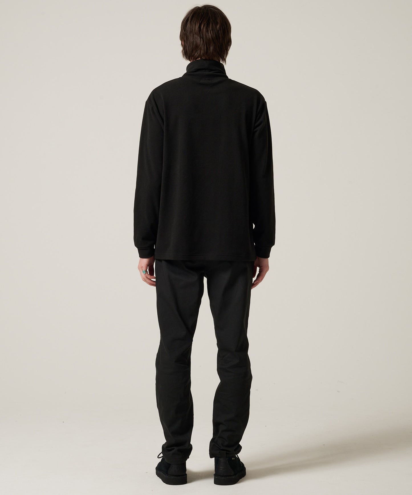 ブラッシュド スムース タートルネック長袖Tシャツ/BRUSHED SMOOTH TURTLE LS TEE