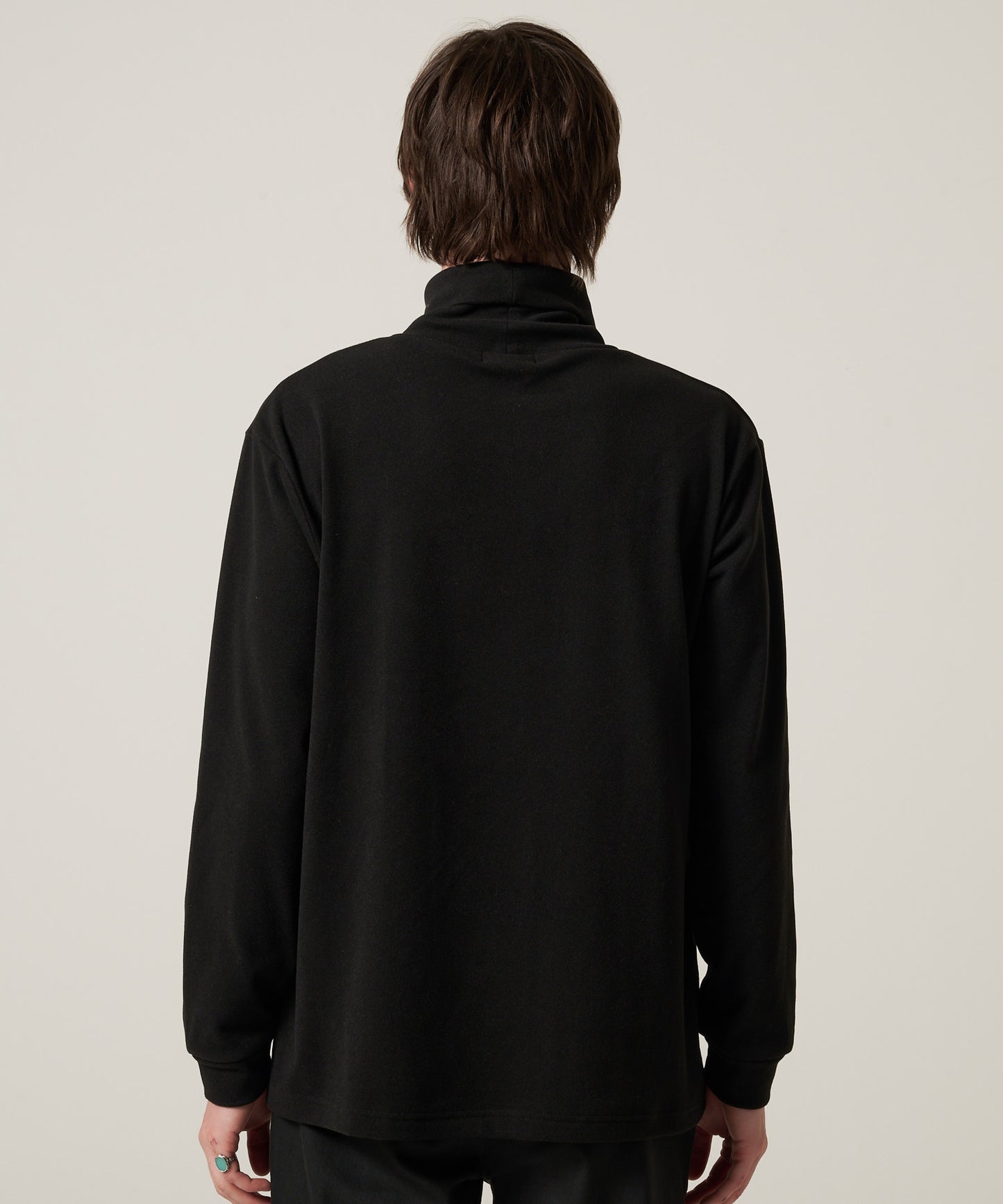 ブラッシュド スムース タートルネック長袖Tシャツ/BRUSHED SMOOTH TURTLE LS TEE