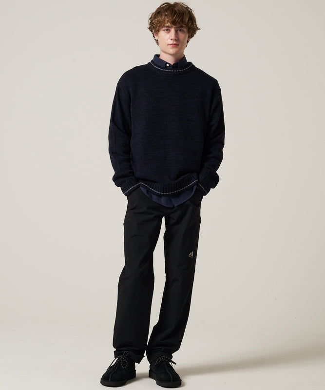 【予約】メランジ クルー セーター/MELANGE CREW SWEATER