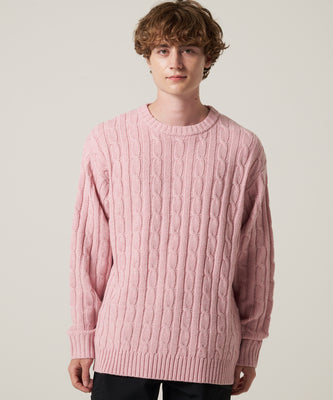 ケーブル クルー セーター/CABLE CREW SWEATER