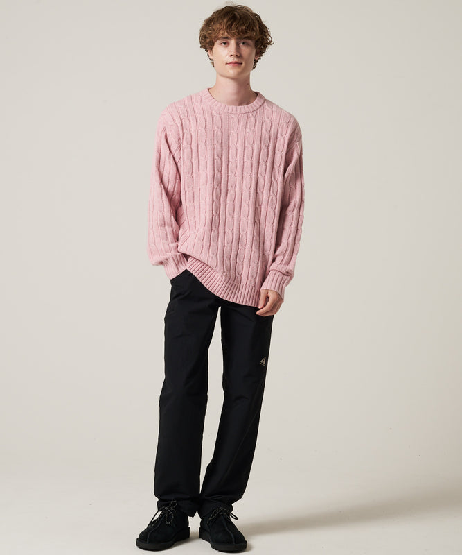 ケーブル クルー セーター/CABLE CREW SWEATER