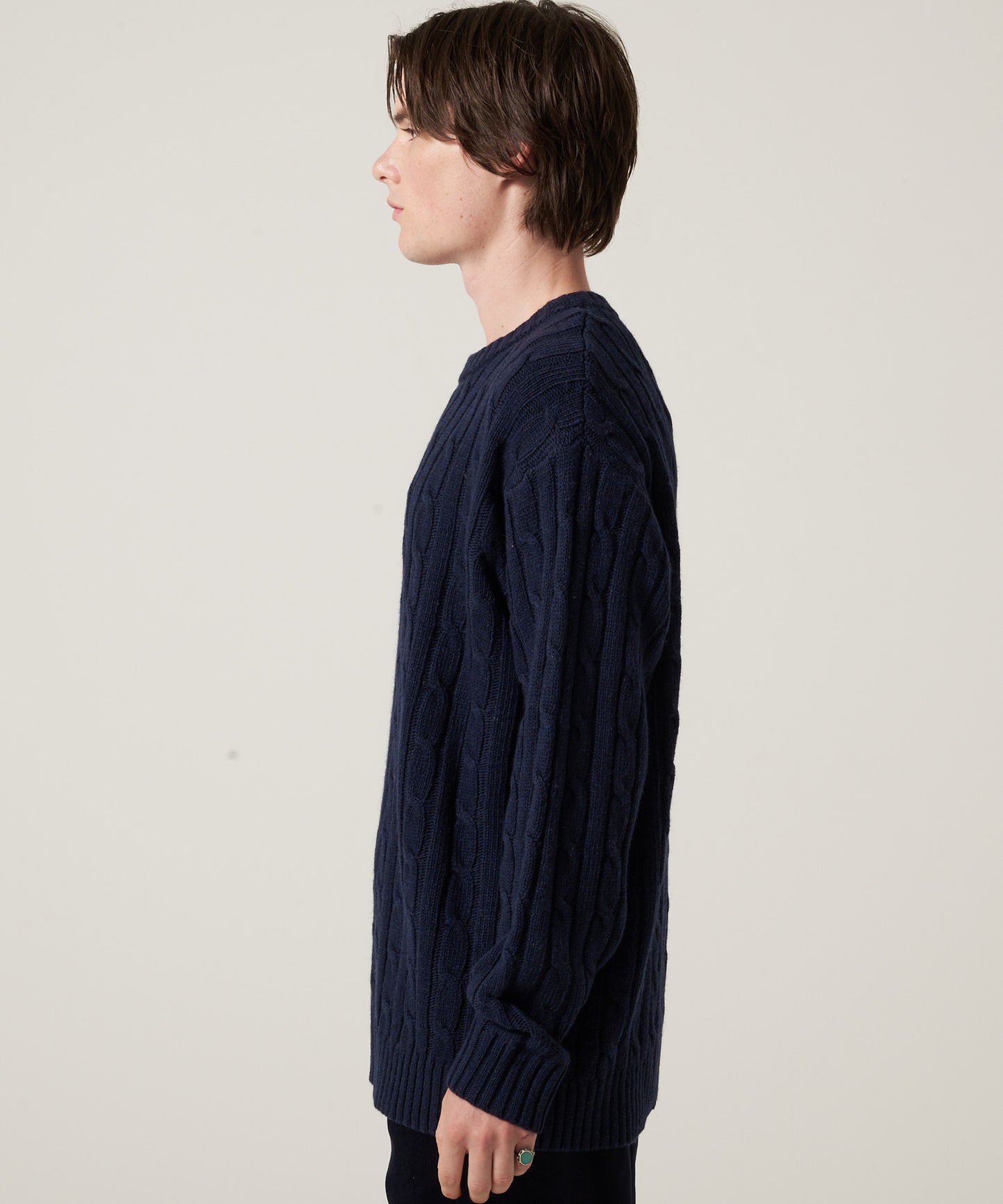 ケーブル クルー セーター/CABLE CREW SWEATER