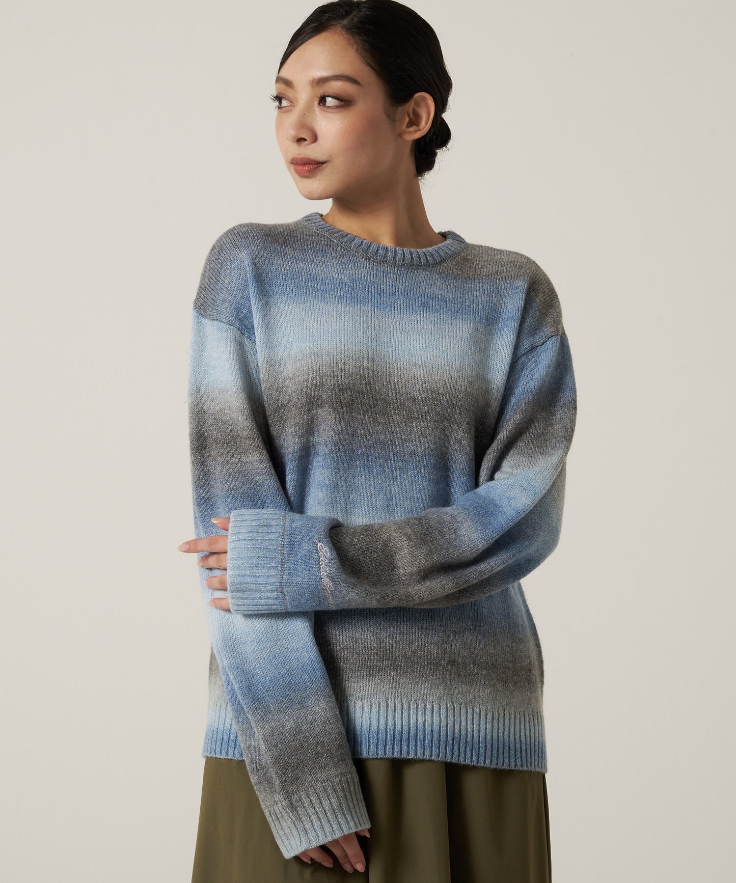 オンブレ ニットセーター/OMBRE KNIT SWEATER