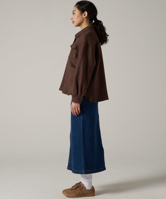 スエード タッチ 長袖シャツ/SUEDE TOUCH LS SHIRT