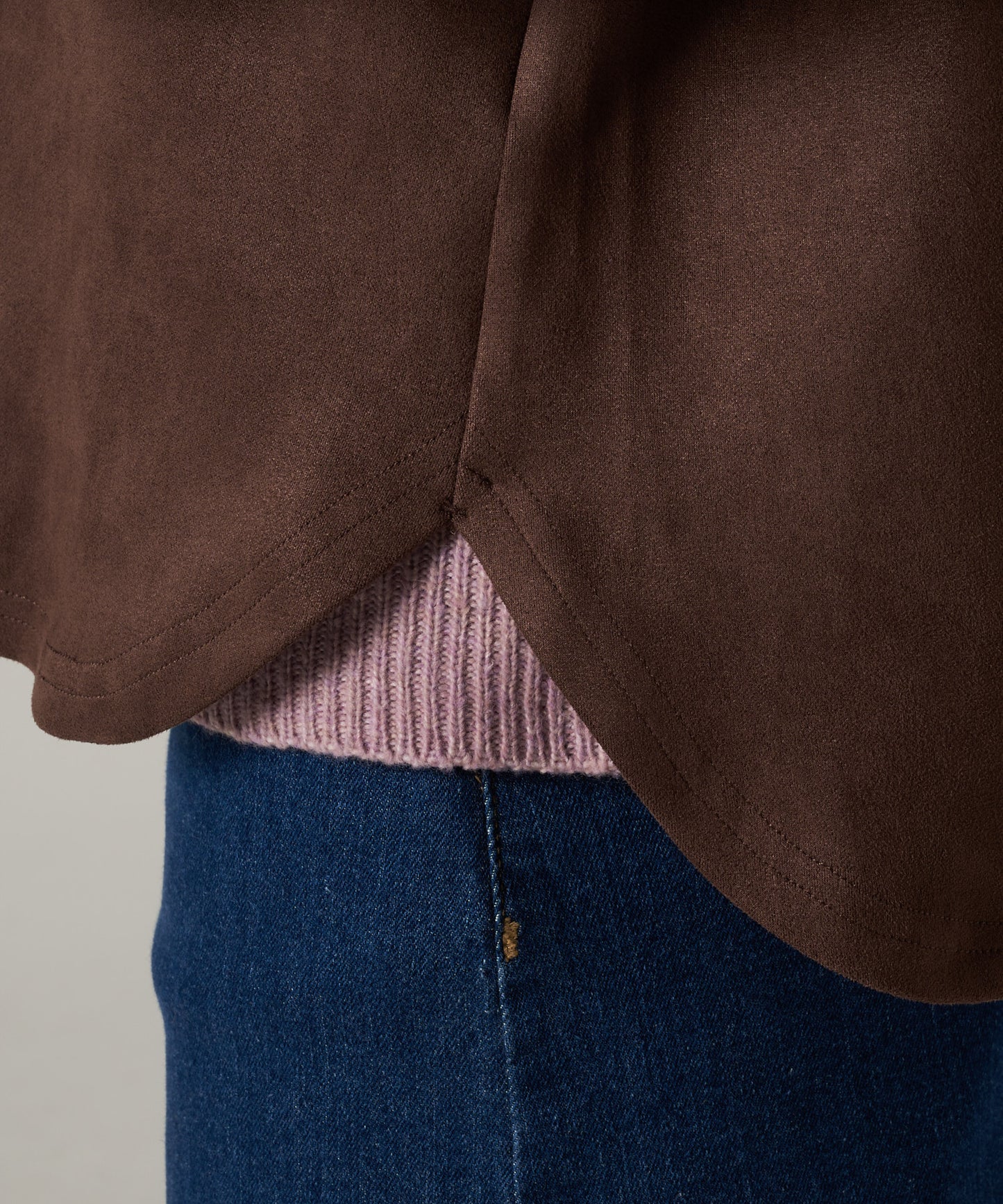 スエード タッチ 長袖シャツ/SUEDE TOUCH LS SHIRT