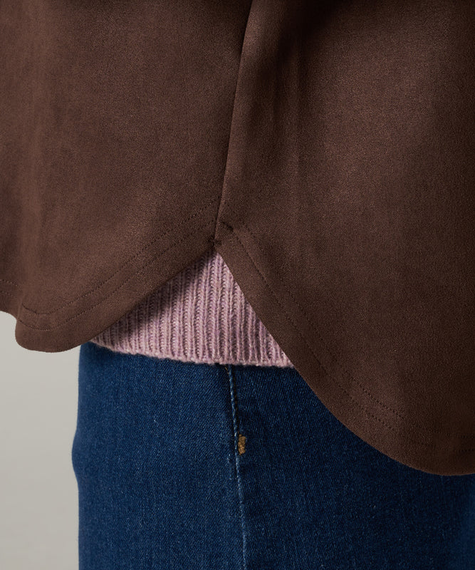 スエード タッチ 長袖シャツ/SUEDE TOUCH LS SHIRT