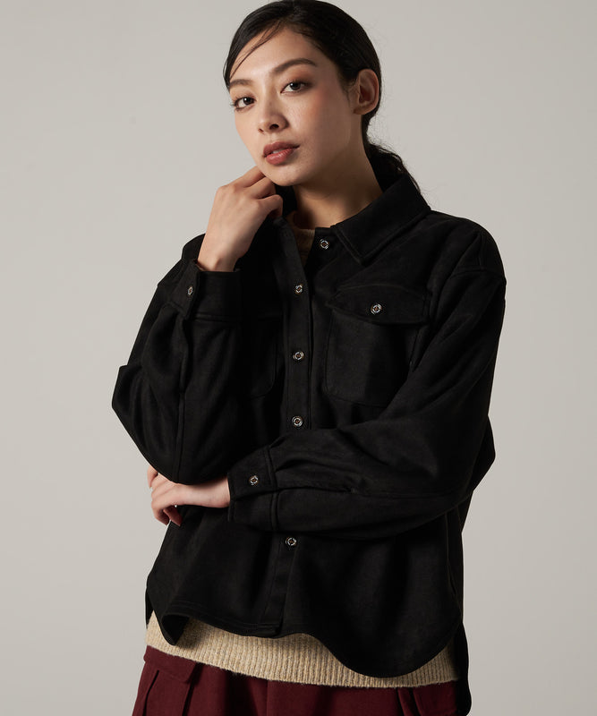 スエード タッチ 長袖シャツ/SUEDE TOUCH LS SHIRT