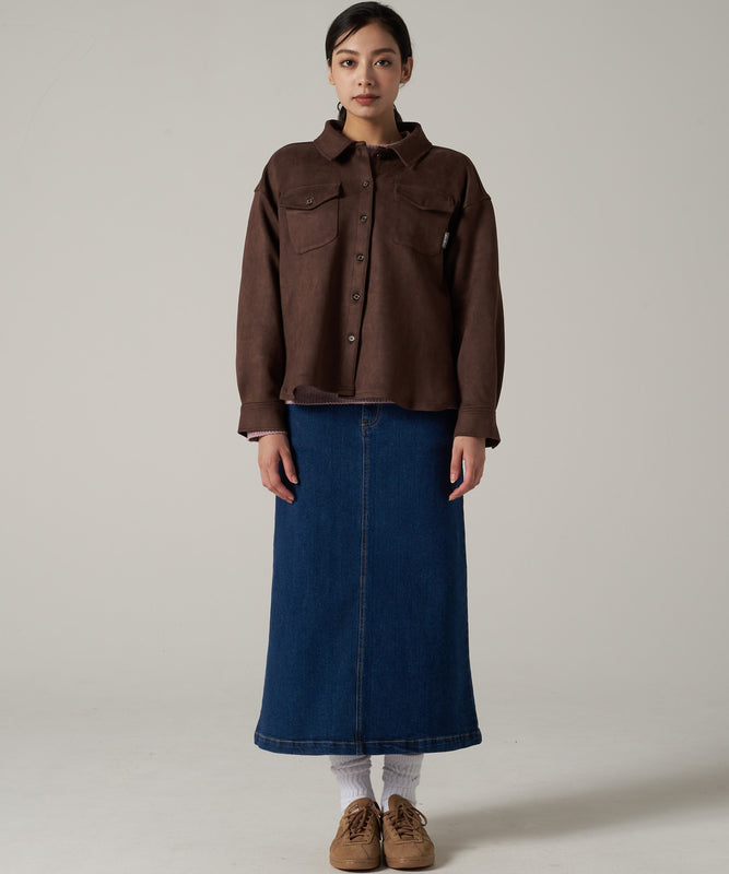 スエード タッチ 長袖シャツ/SUEDE TOUCH LS SHIRT