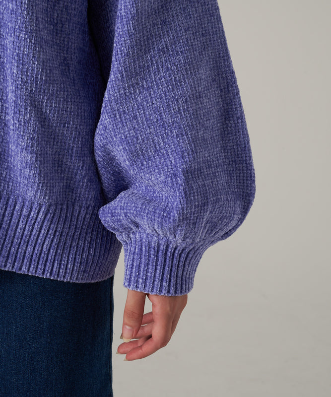 シェニール ニット プルオーバー/CHENILLE KNIT PULLOVER